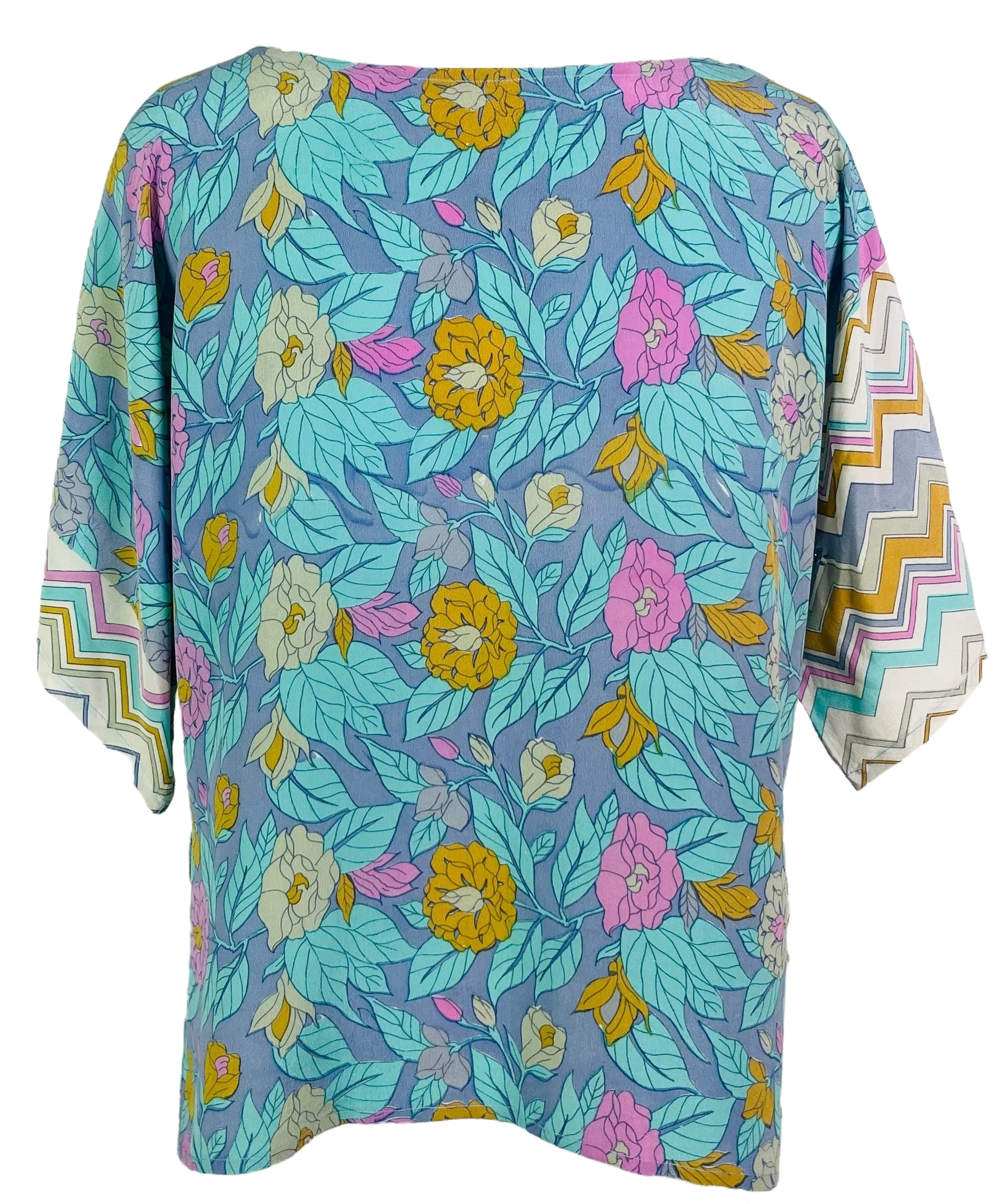 PRC6708 Avatar Pure Silk Side Slit Top - Image 2