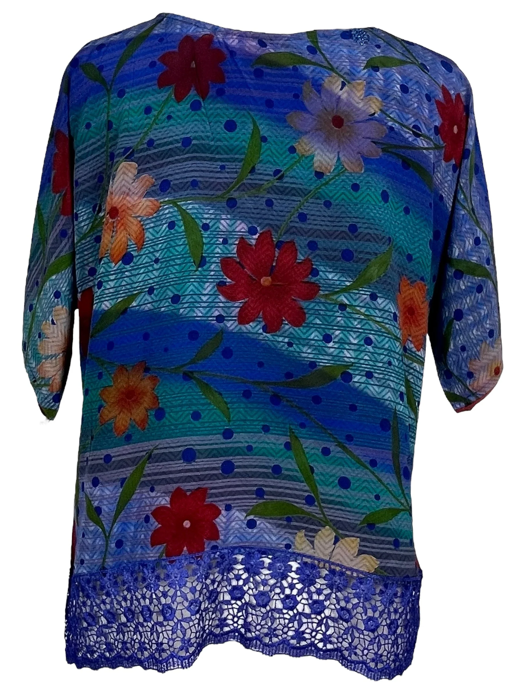 PRC6727 Avatar Pure Silk Side Slit Top - Image 2