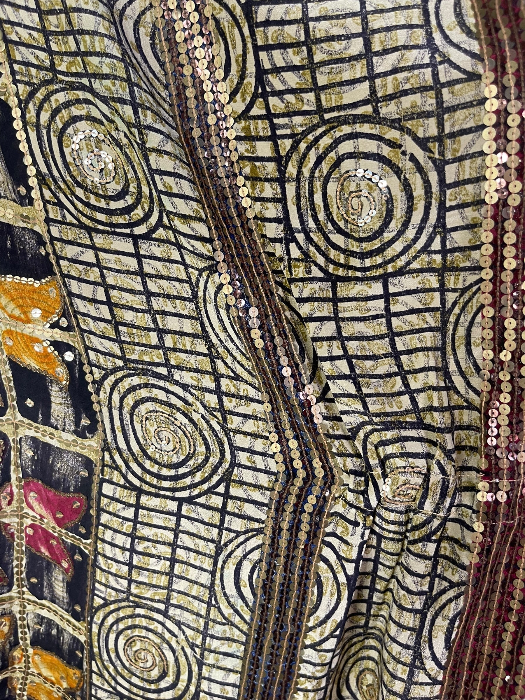 PRC6760 Avatar Pure Silk Maxi Kaftan - Image 8
