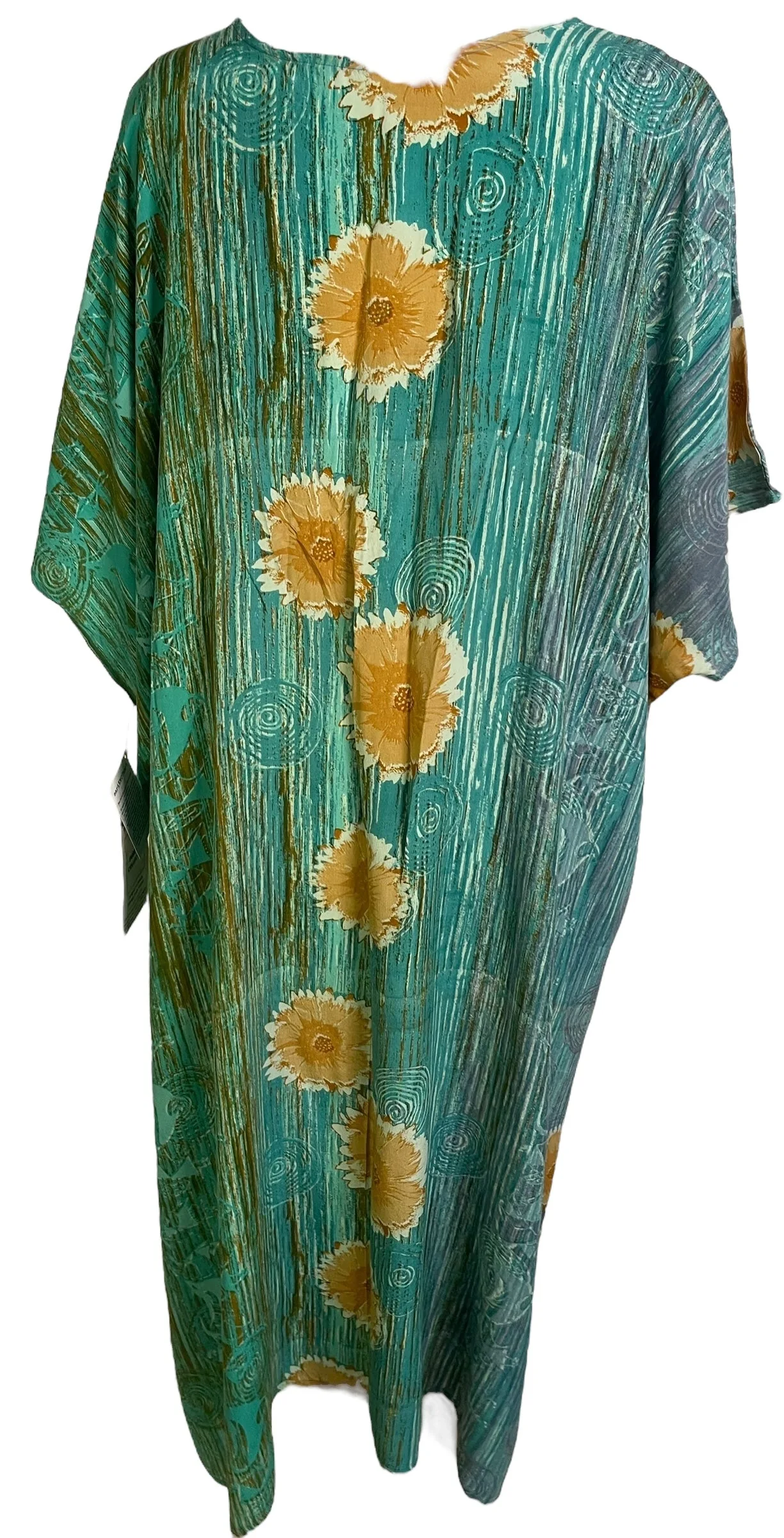 PRC6774 Avatar Pure Silk Maxi Kaftan - Image 2