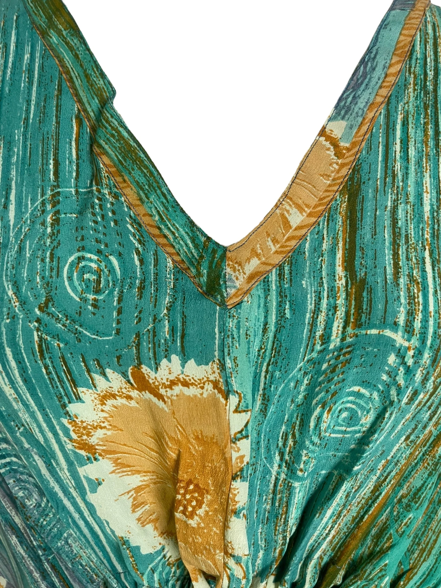 PRC6774 Avatar Pure Silk Maxi Kaftan - Image 3