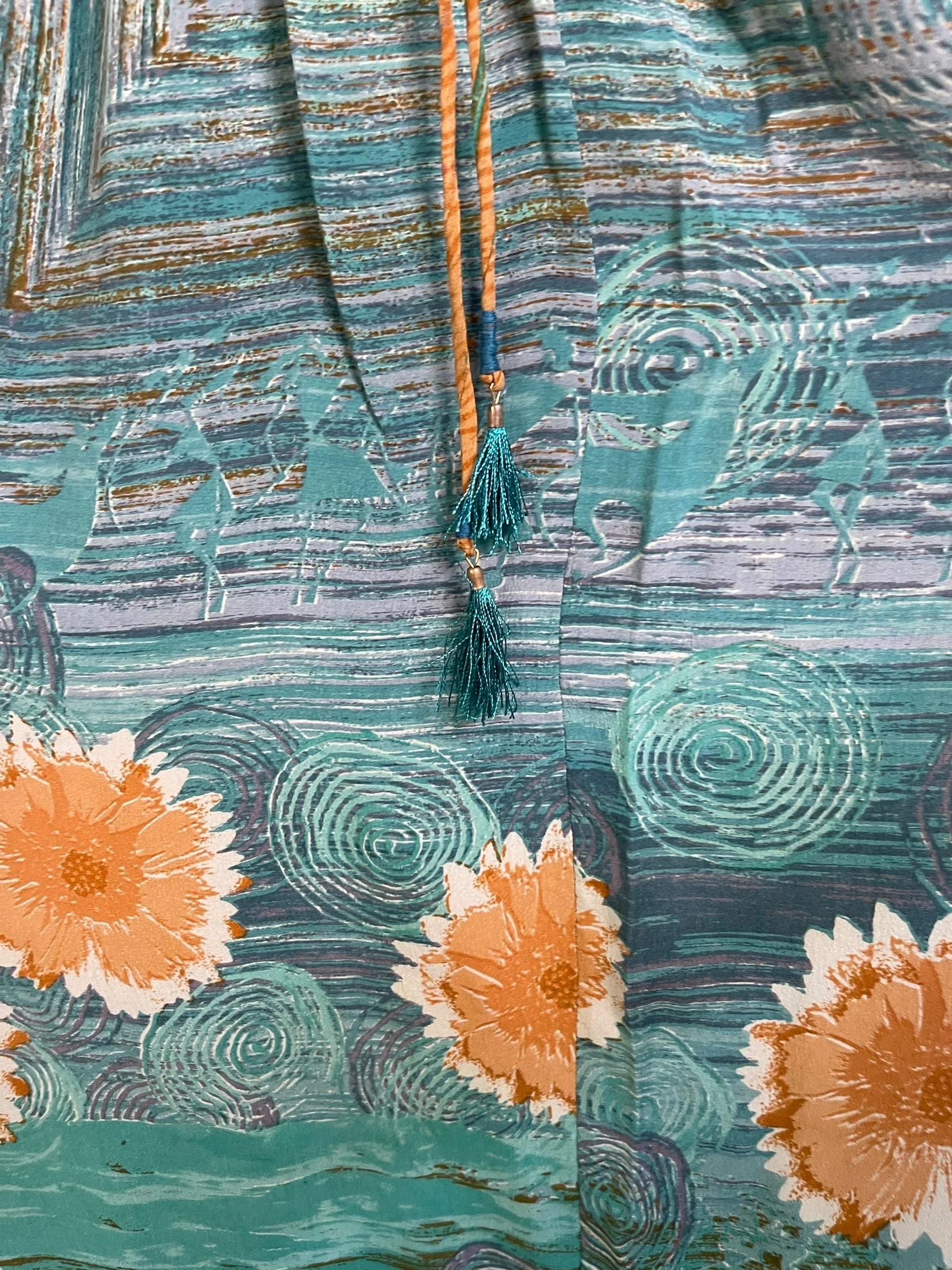 PRC6774 Avatar Pure Silk Maxi Kaftan - Image 7