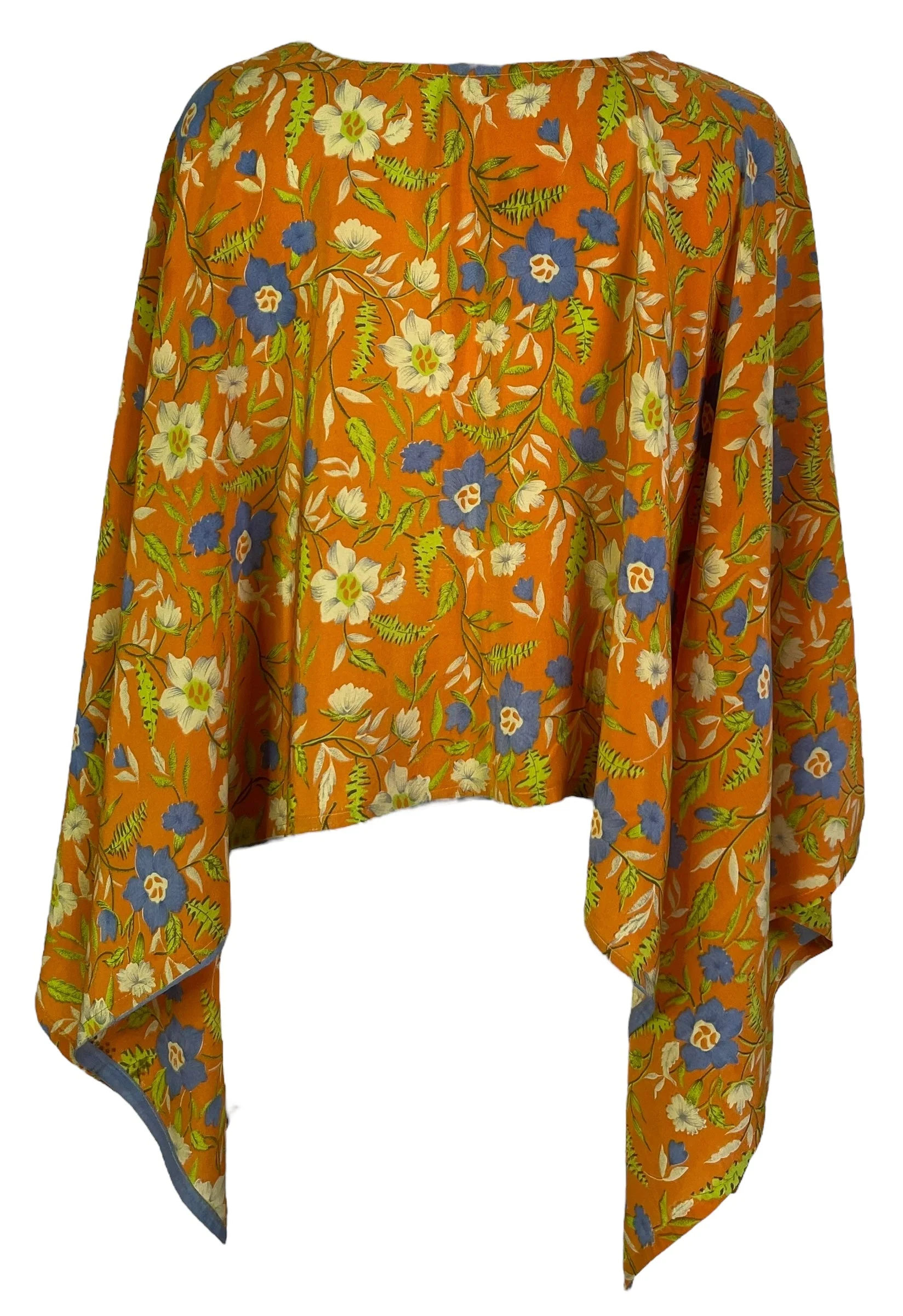 PRC6823 Avatar Pure Silk Capelet Poncho - Image 2