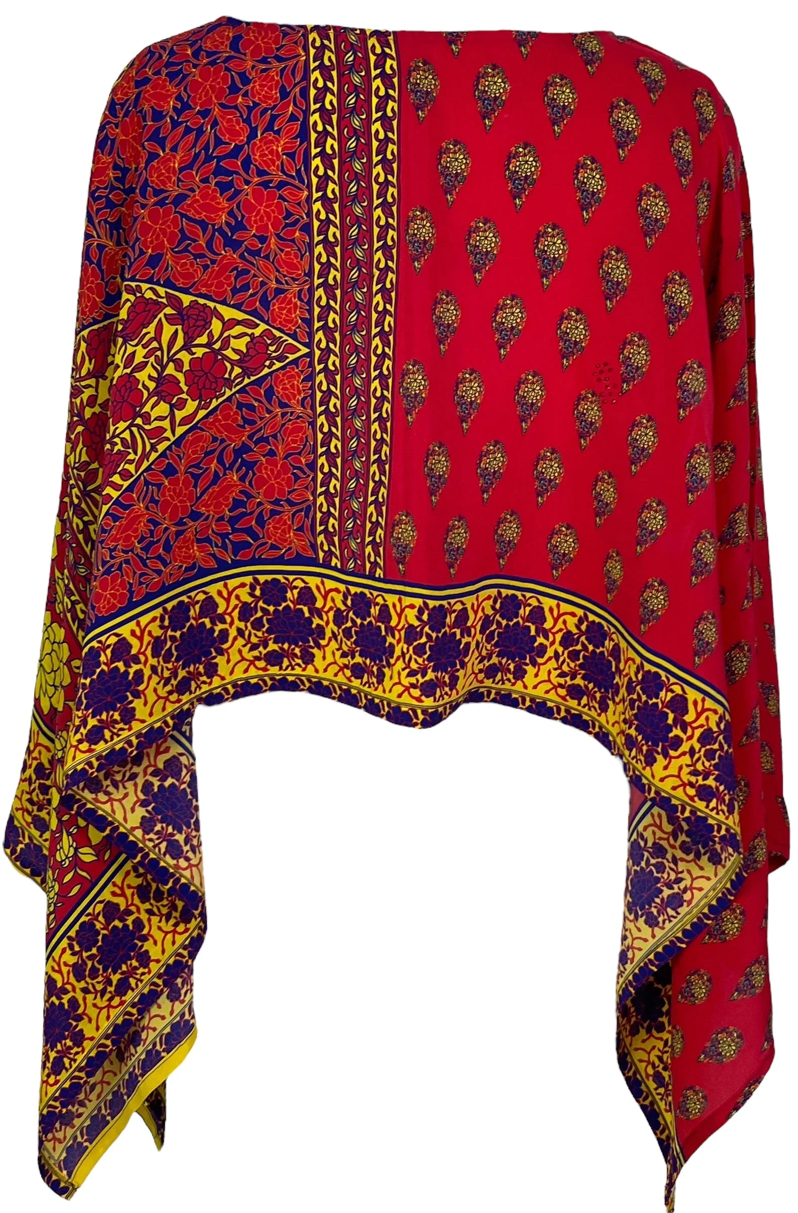 PRC6944 Avatar Pure Silk Capelet Poncho - Image 2