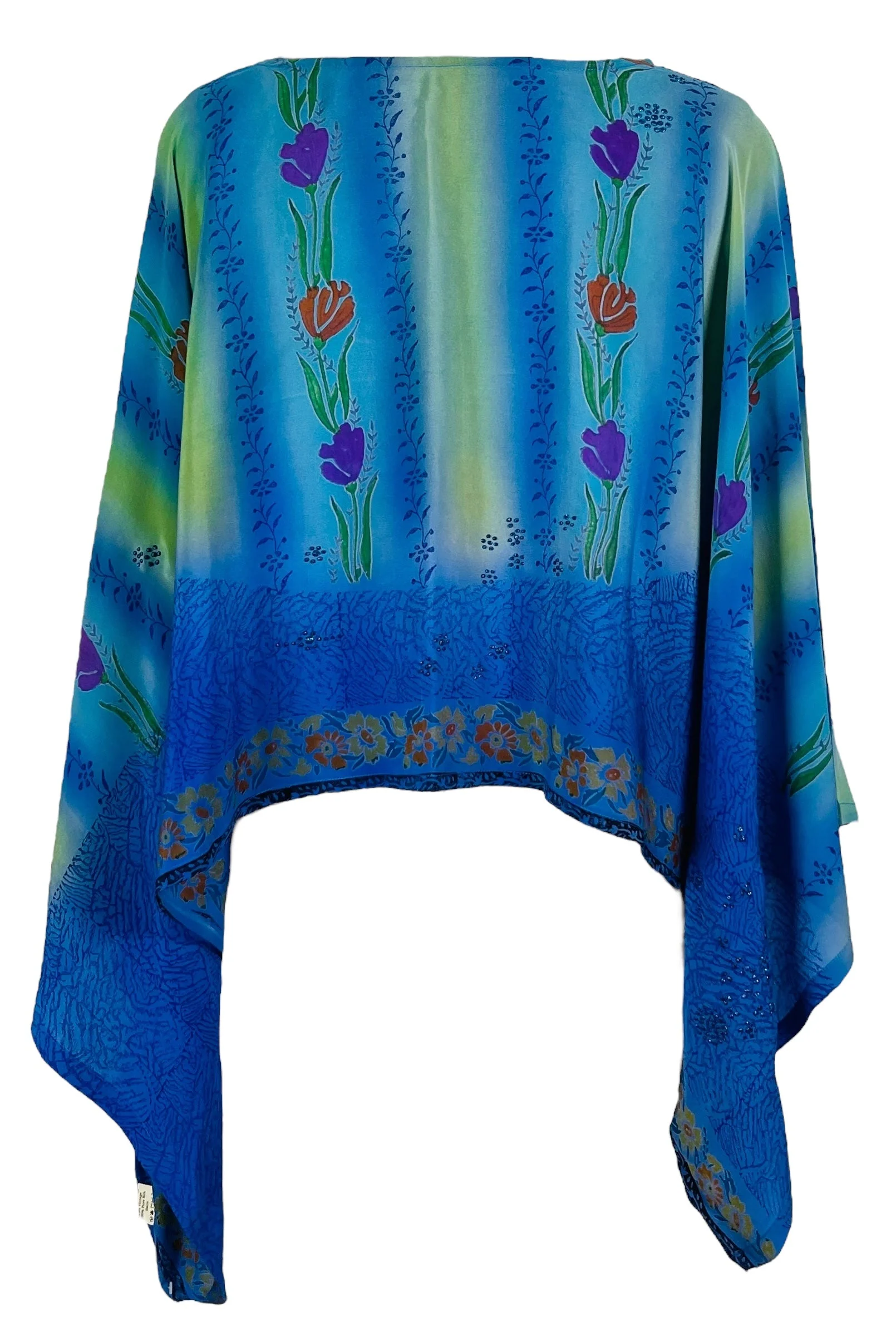 LADY LUCK PRC7300 Avatar Pure Silk Kimono-Sleeved Top - Image 2
