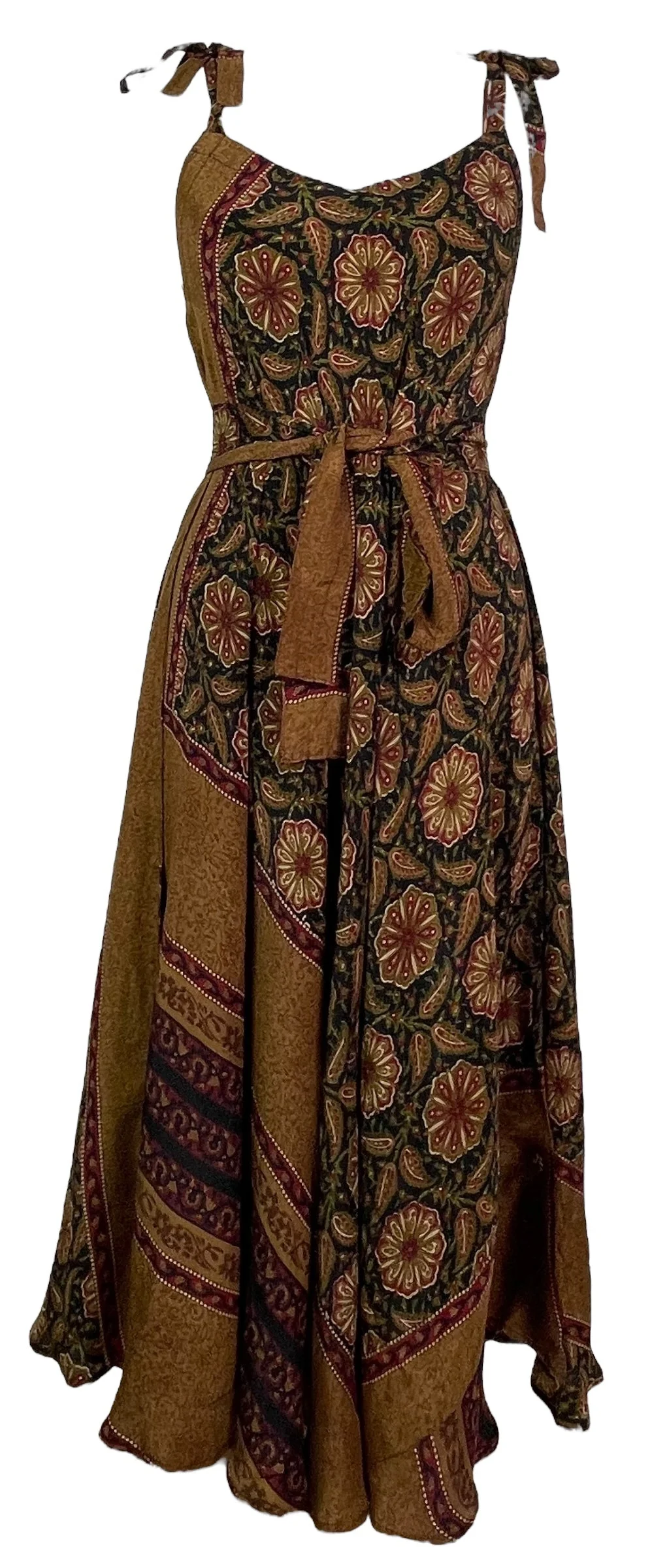 PRC7668 Avatar Pure Silk Maxi Dress with Belt - Image 4