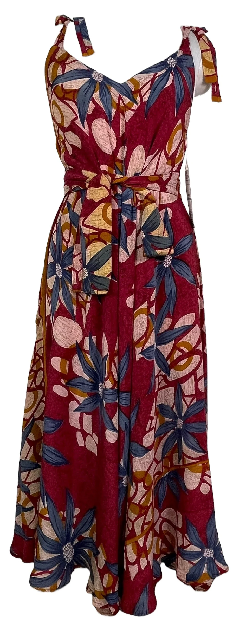 PRC7690 Avatar Pure Silk Maxi Dress with Belt - Image 4