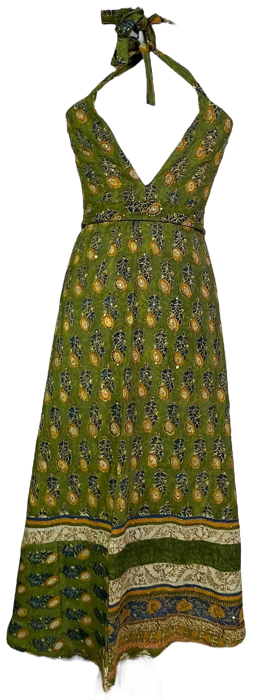 PRC7759 Avatar Pure Silk Maxi Dress with Belt - Image 3