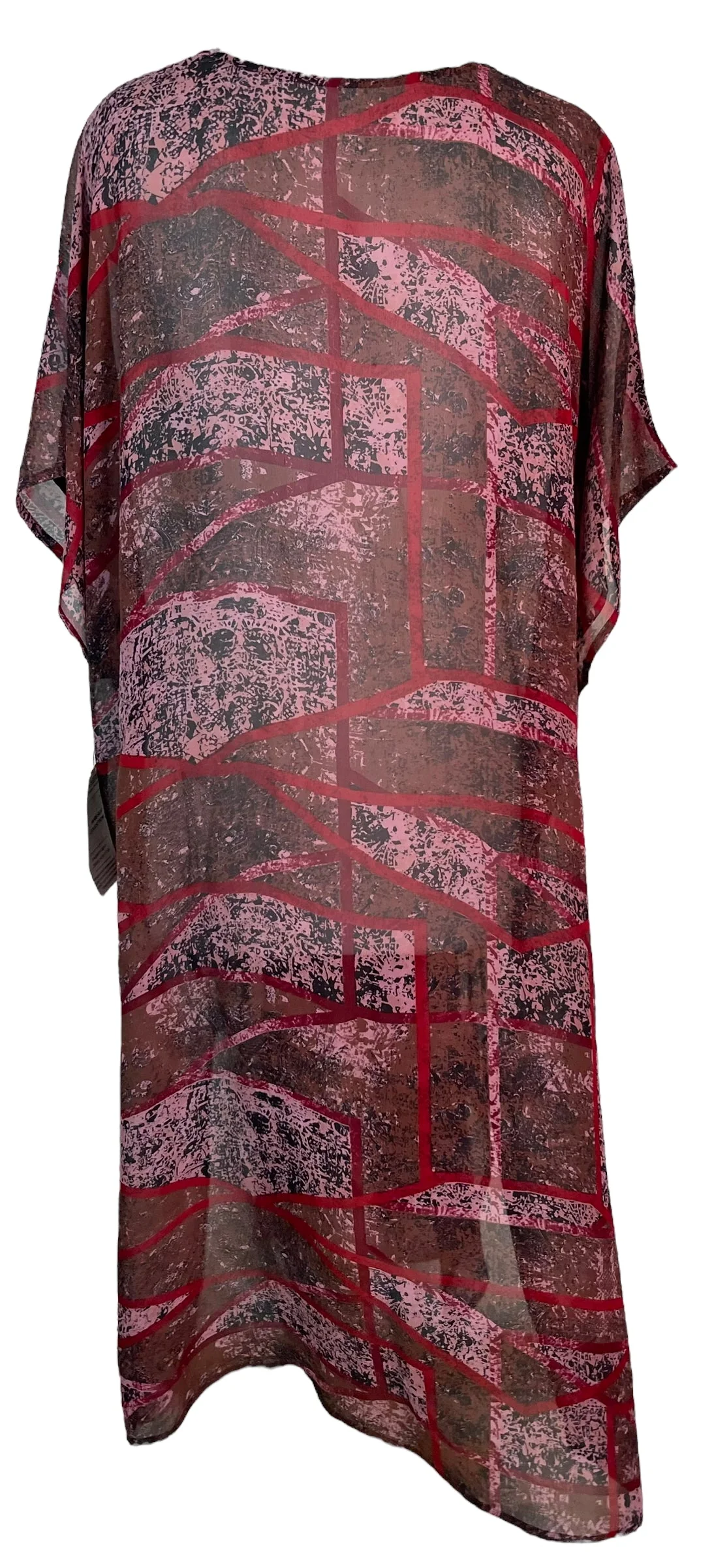 PRG6357 Sheer Avatar Pure Silk Maxi Kaftan - Image 2