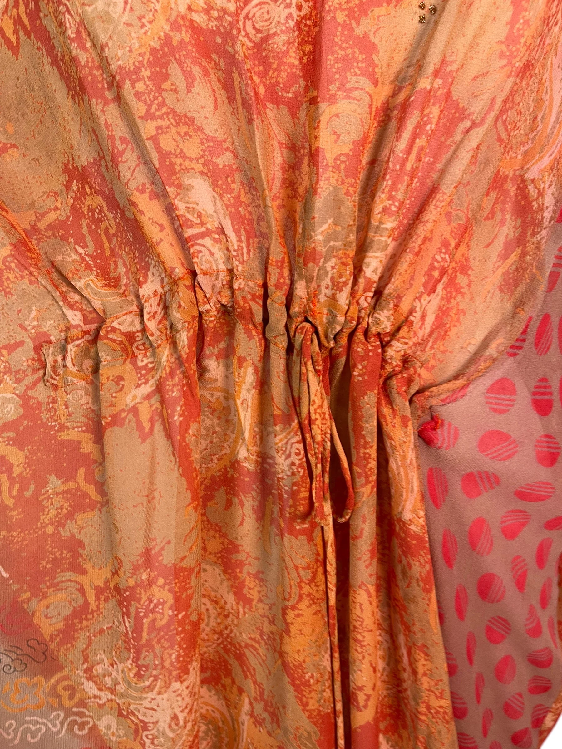 PRG6379 Sheer Avatar Pure Silk Maxi Kaftan - Image 4