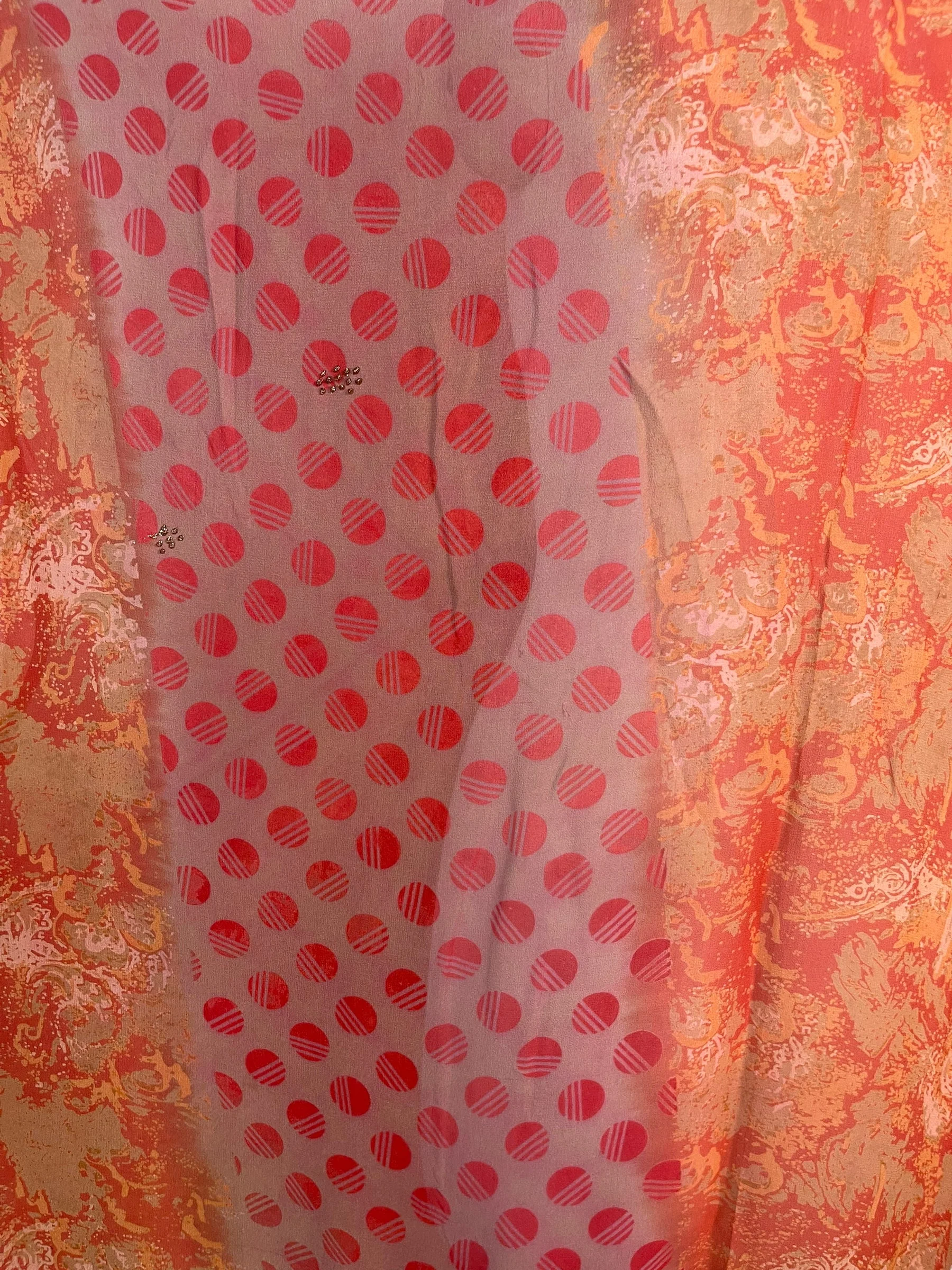 PRG6379 Sheer Avatar Pure Silk Maxi Kaftan - Image 5