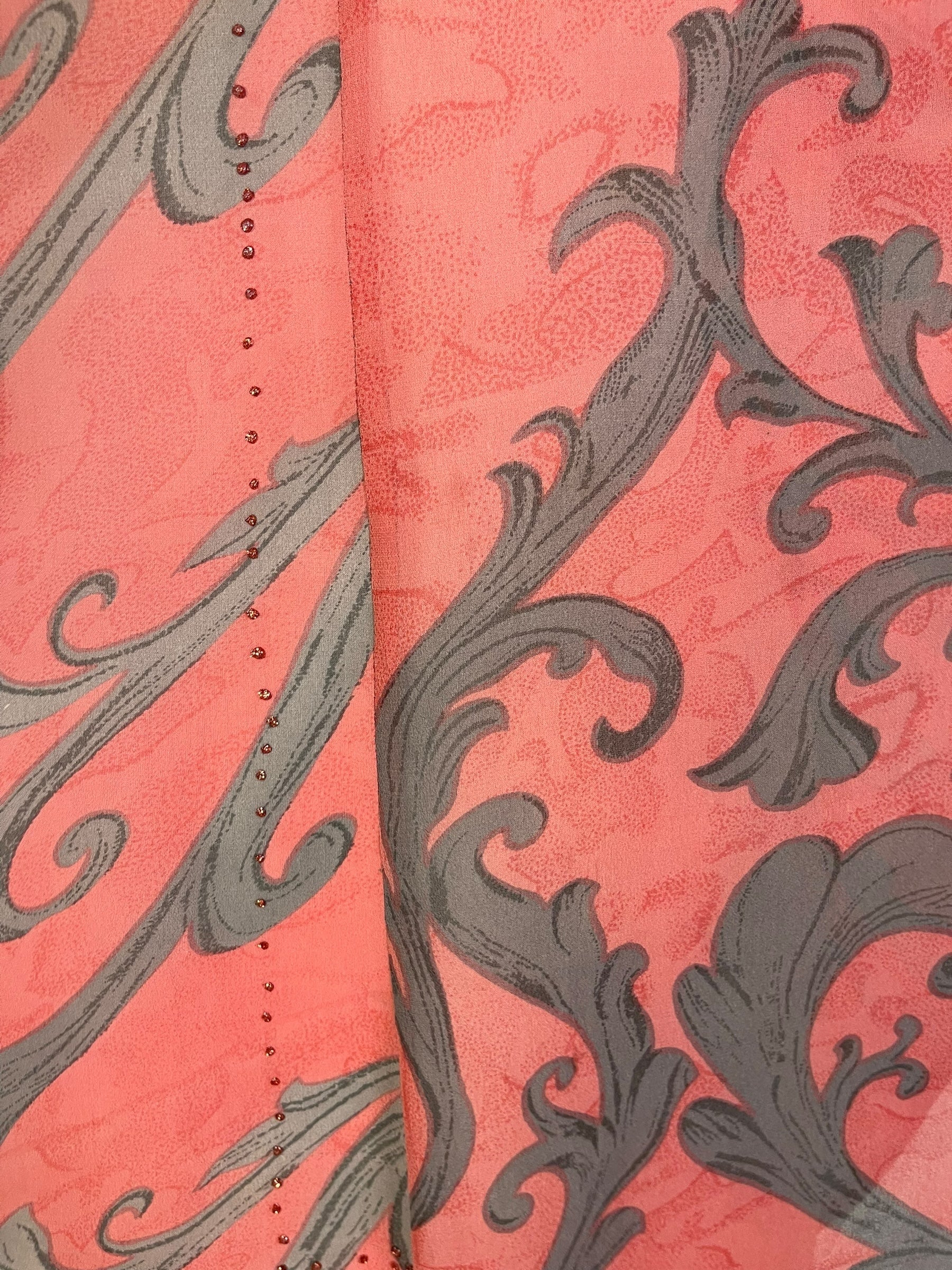 PRG7263 Sheer Avatar Pure Silk Waterfall Top - Image 4