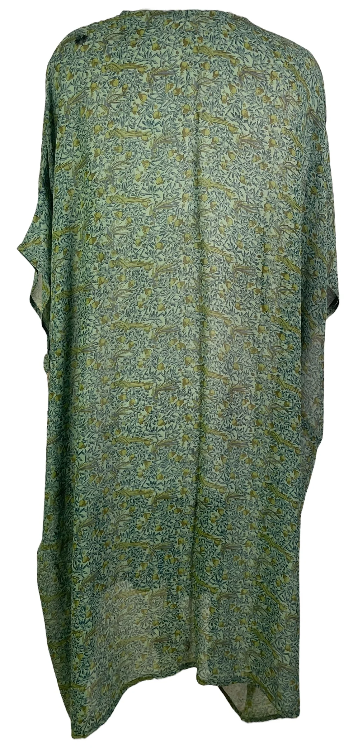 PRG7362 Sheer Avatar Pure Silk Midi Length Kaftan - Image 2