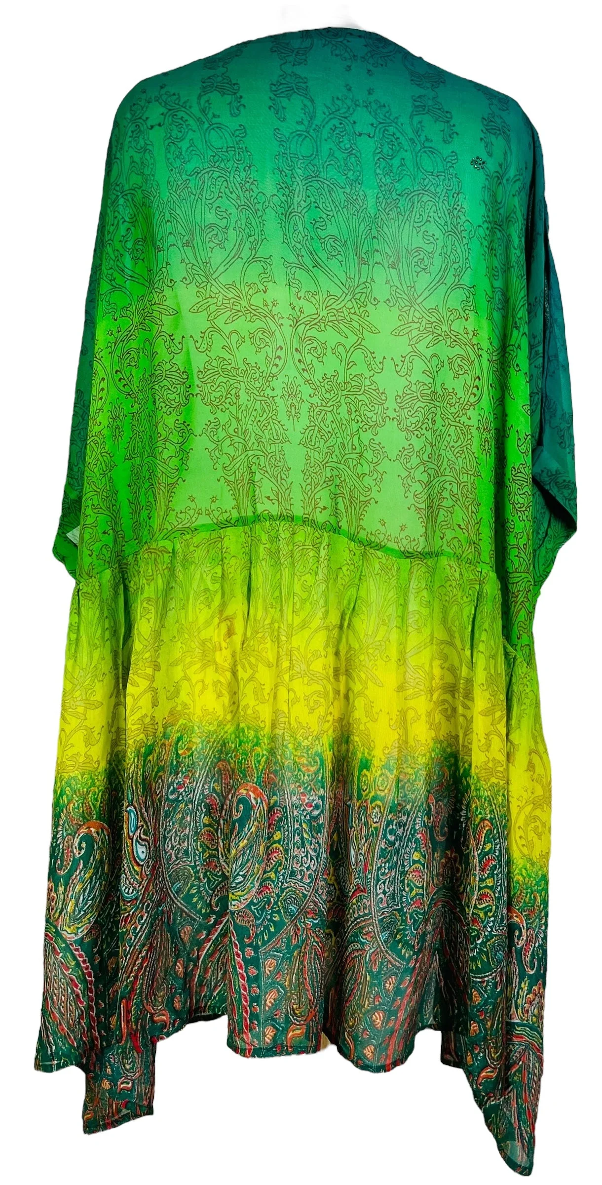 PRG7425 Sheer Avatar Pure Silk Boxy Babydoll Dress - Image 3