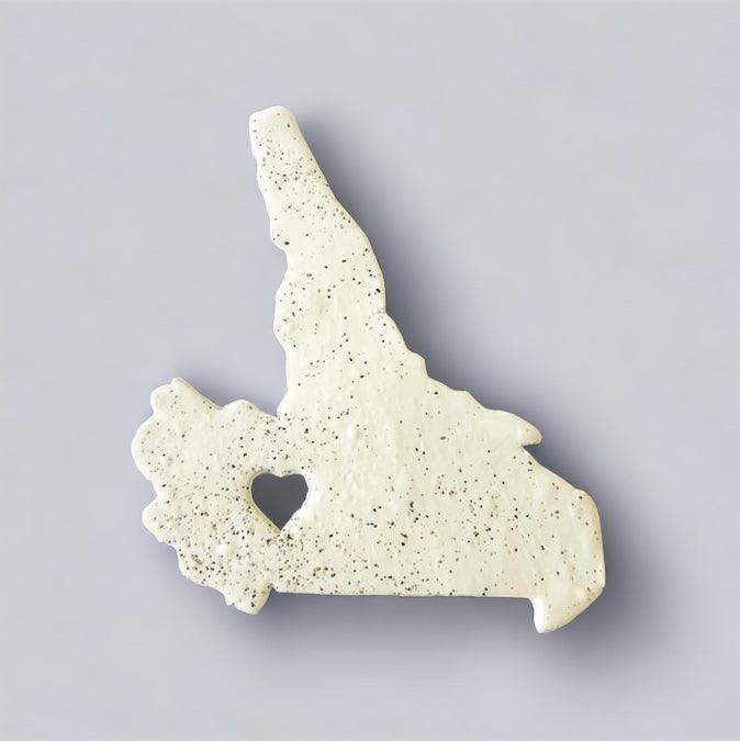 Prince Edward Island Fridge Magnet Handmade from Clay & Beach Sand - Image 7