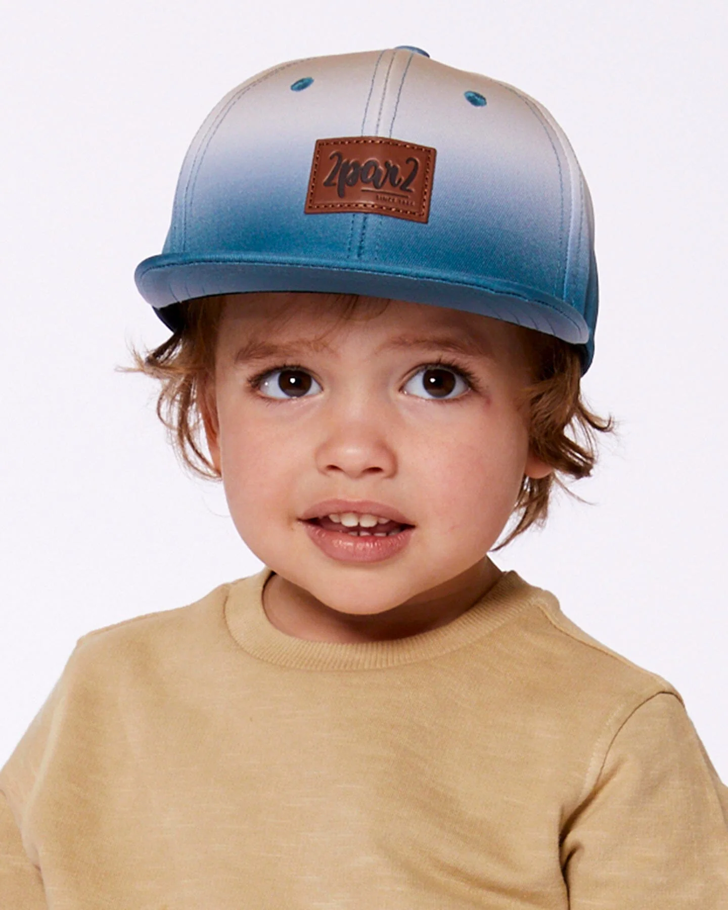 Printed Cap Bluish Gray And Beige - Image 2