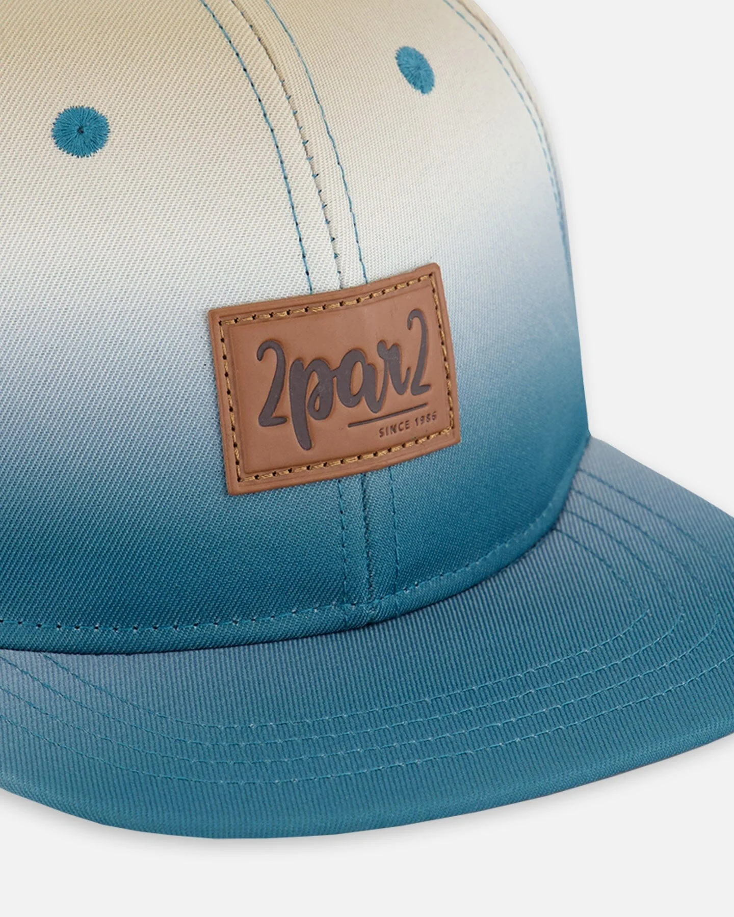 Printed Cap Bluish Gray And Beige - Image 4