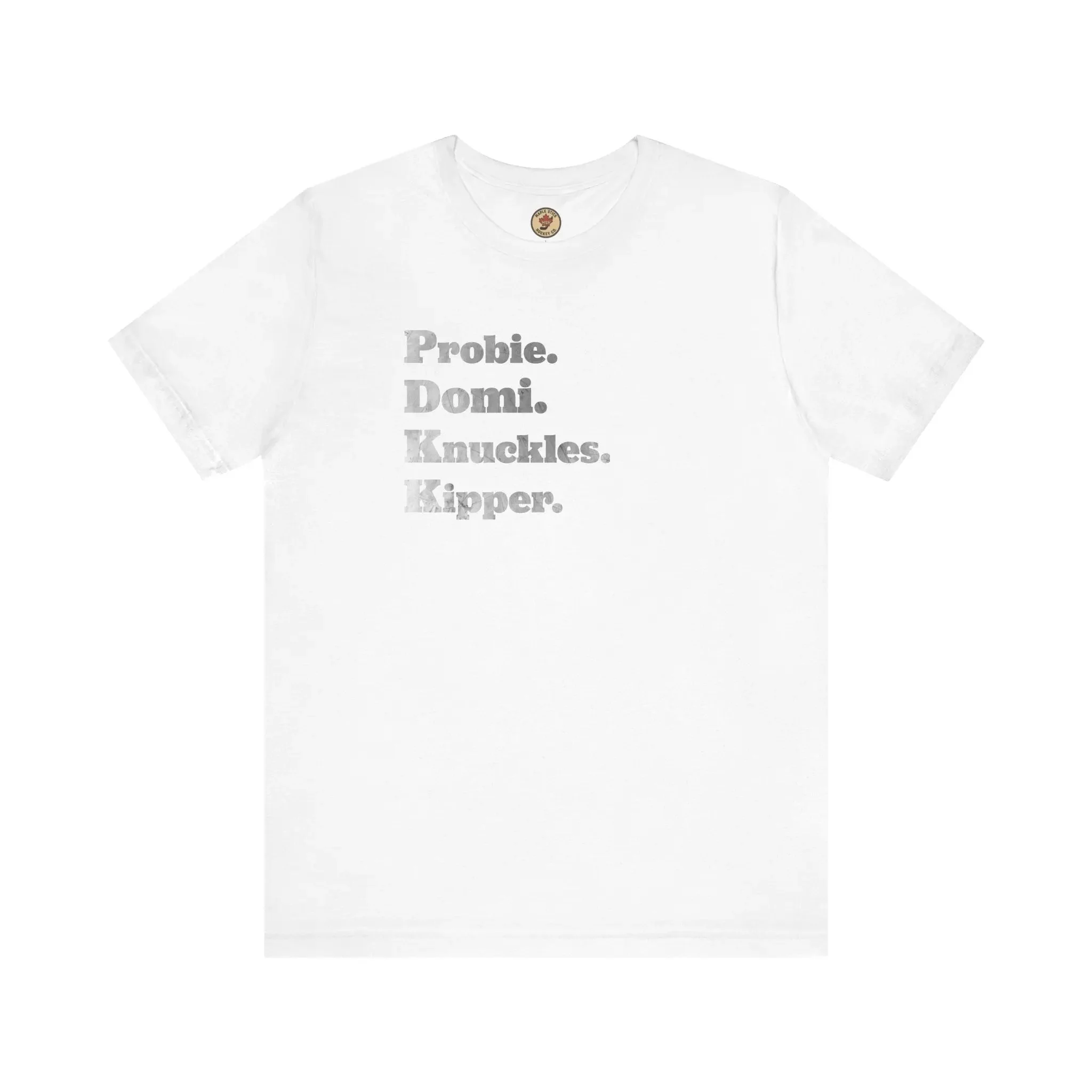 Probie Domi Knuckles Kipper T-Shirt - NHL Hockey Fighters - Maple Stick Hockey Co. - True Fan - Image 10