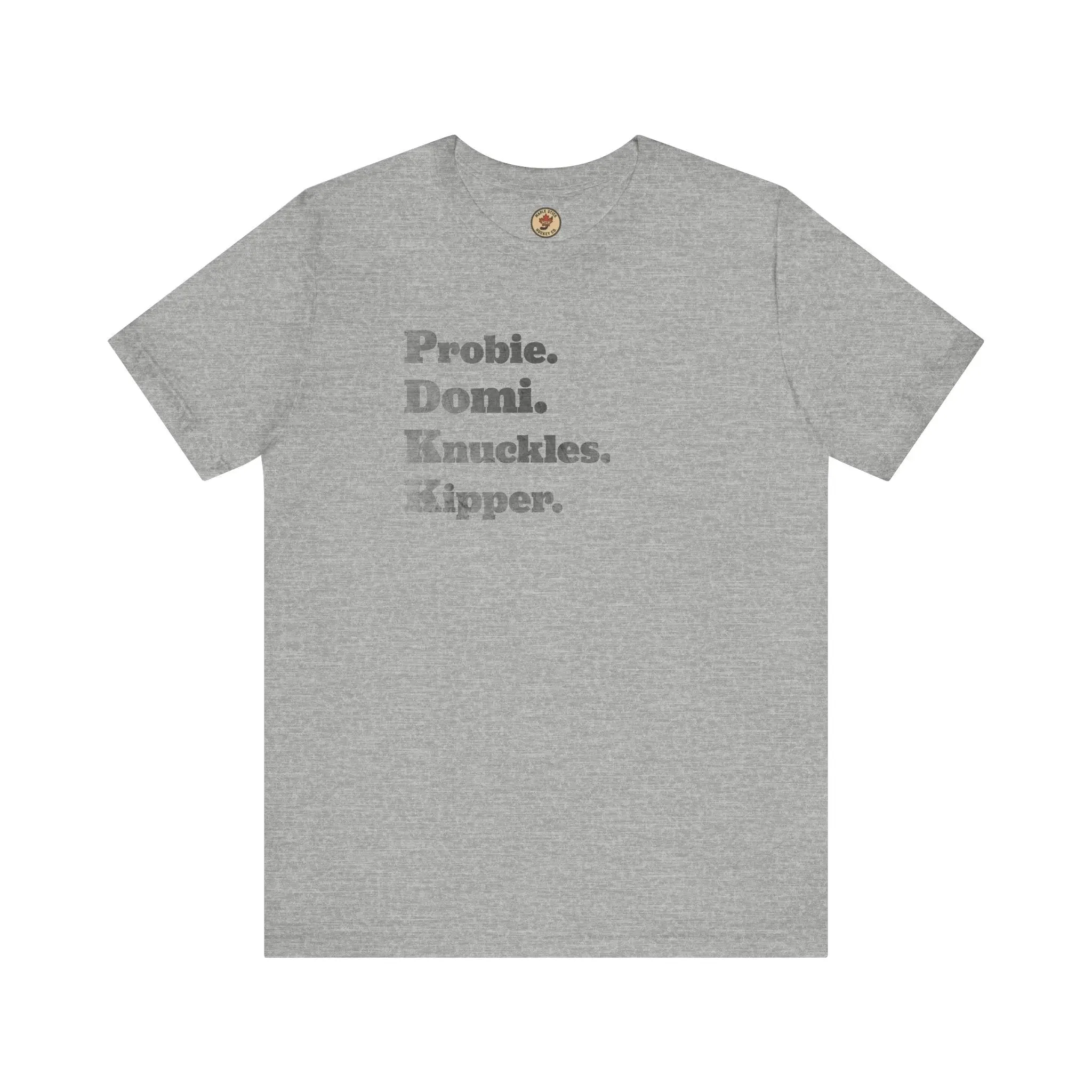 Probie Domi Knuckles Kipper T-Shirt - NHL Hockey Fighters - Maple Stick Hockey Co. - True Fan - Image 4