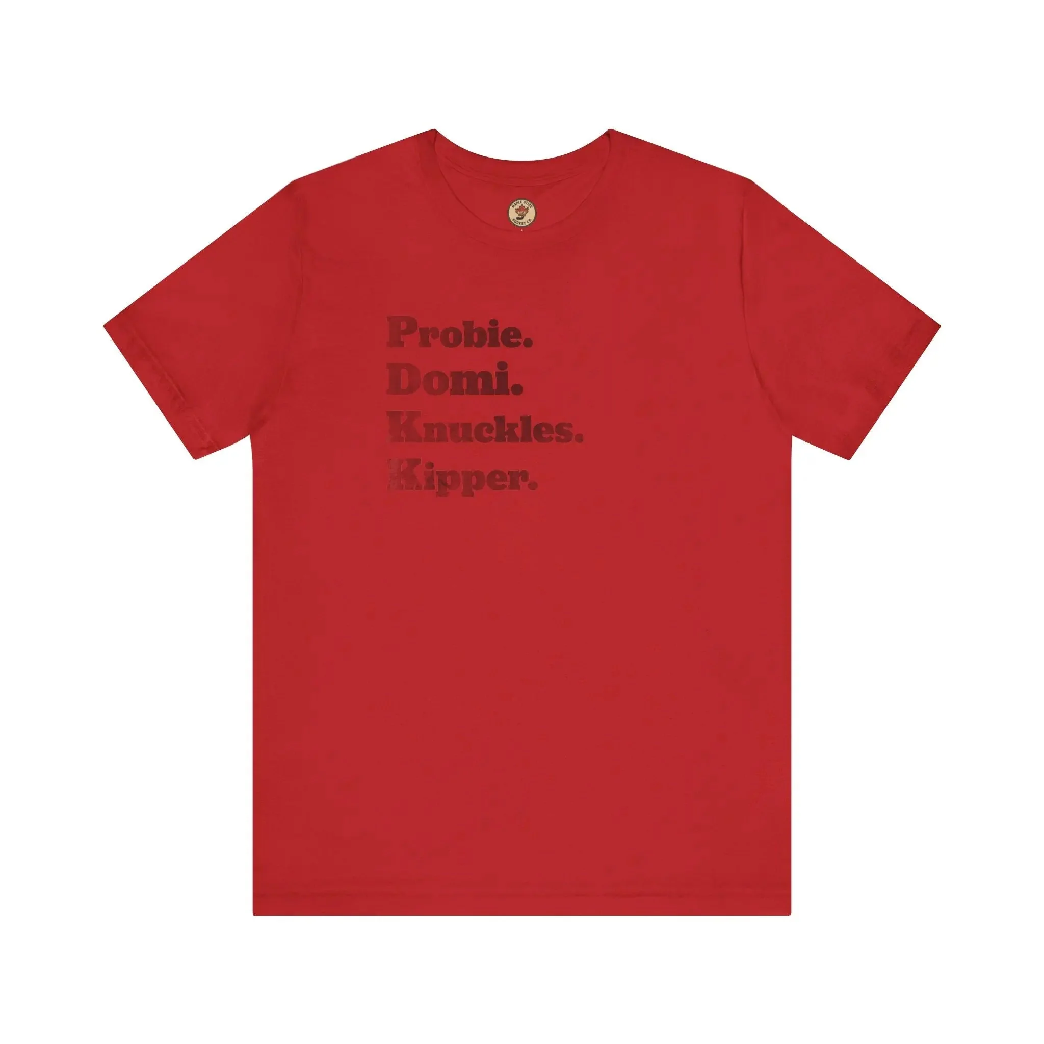 Probie Domi Knuckles Kipper T-Shirt - NHL Hockey Fighters - Maple Stick Hockey Co. - True Fan - Image 8