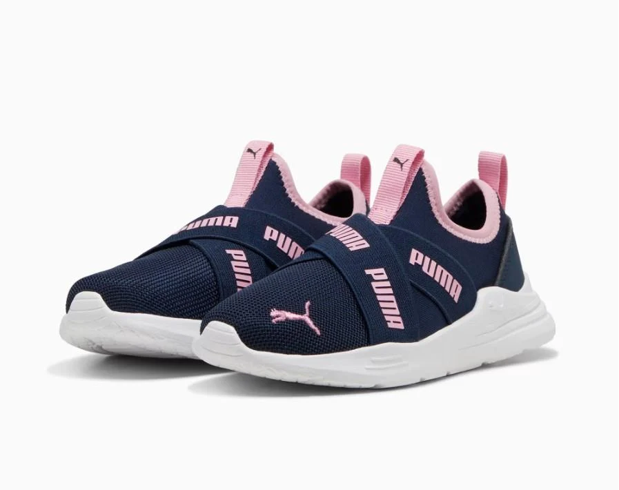 Puma Wired Run - Girls Slip On Shoe - Image 3