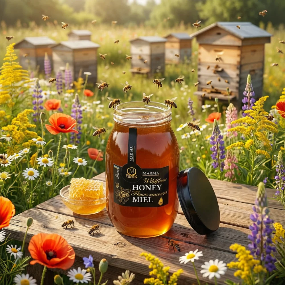 Pure Ukrainian Wildflower Honey 1kg - Image 2