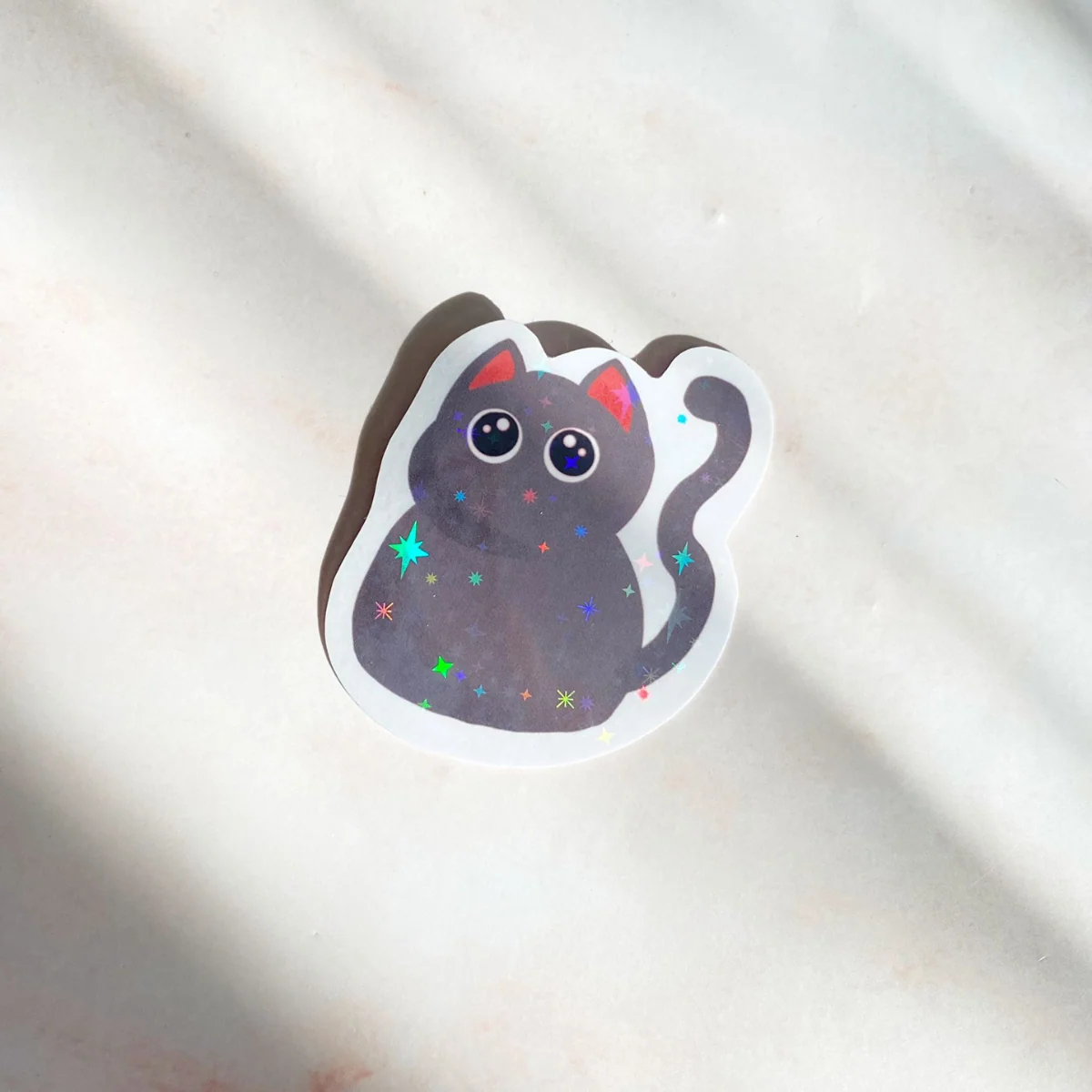 Purfect Grey Cat Sticker