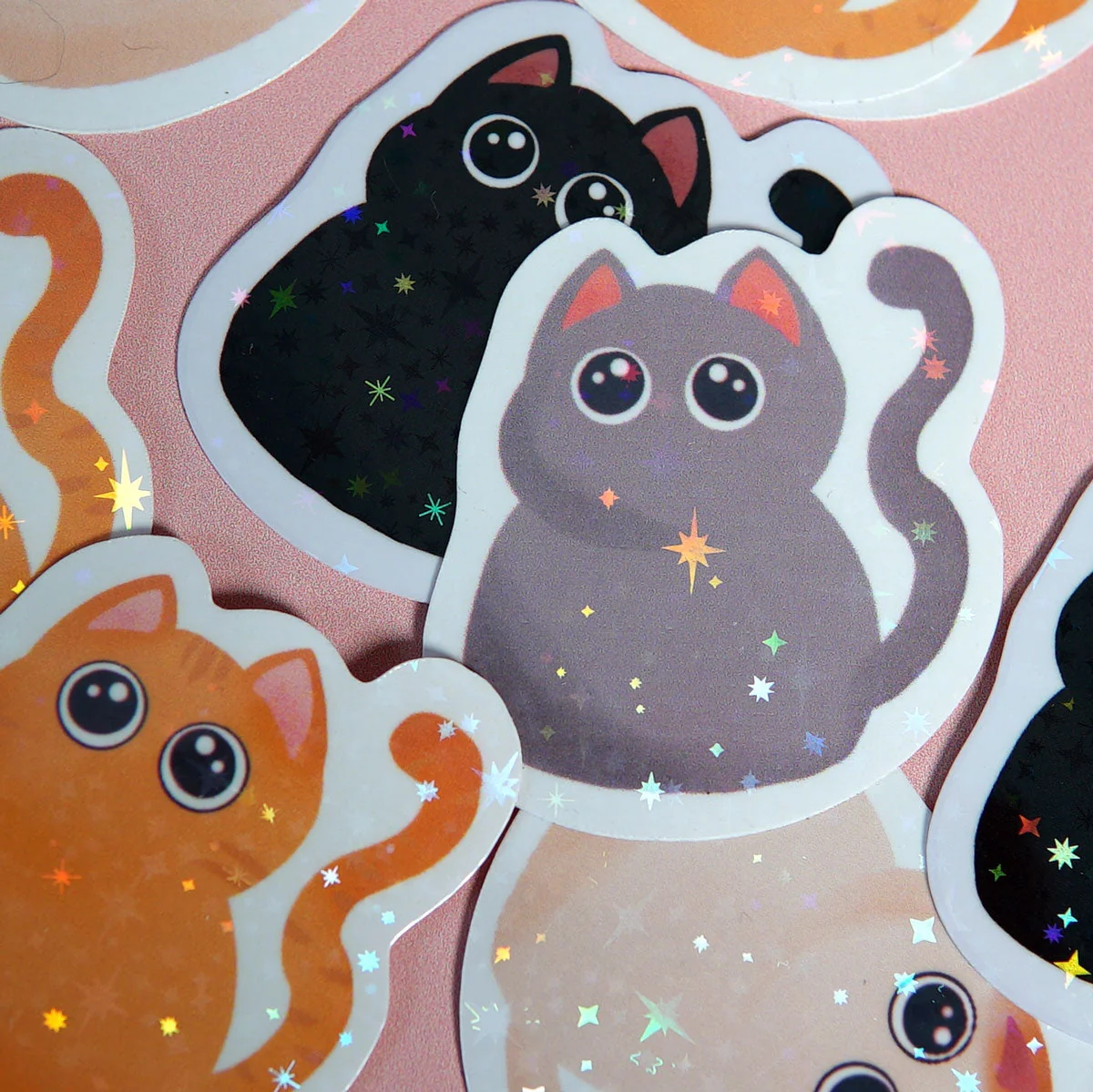 Purfect Grey Cat Sticker - Image 4