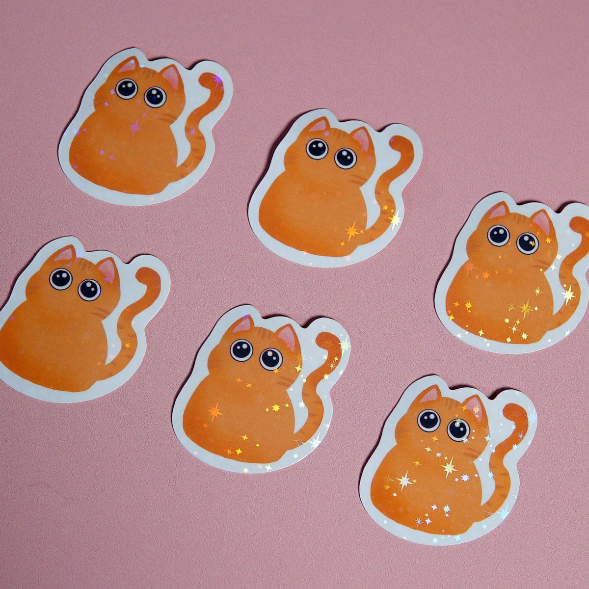 Purfect Orange Cat Sticker - Image 2