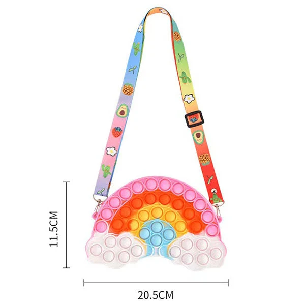 rainbow popper purse - Image 2