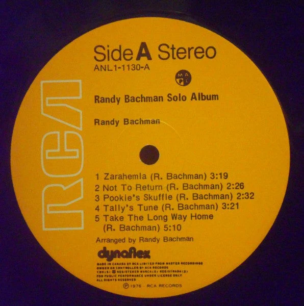 Randy Bachman – Solo Album - 1976! - Image 3