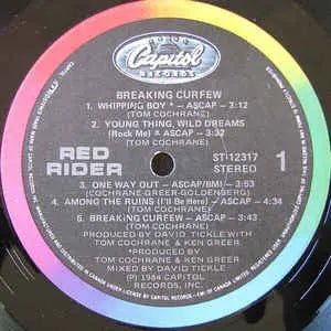 Red Rider ‎– Breaking Curfew - 1984 - Image 3