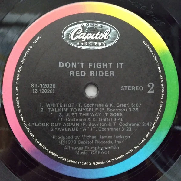 Red Rider ‎– Don't Fight It - Image 4