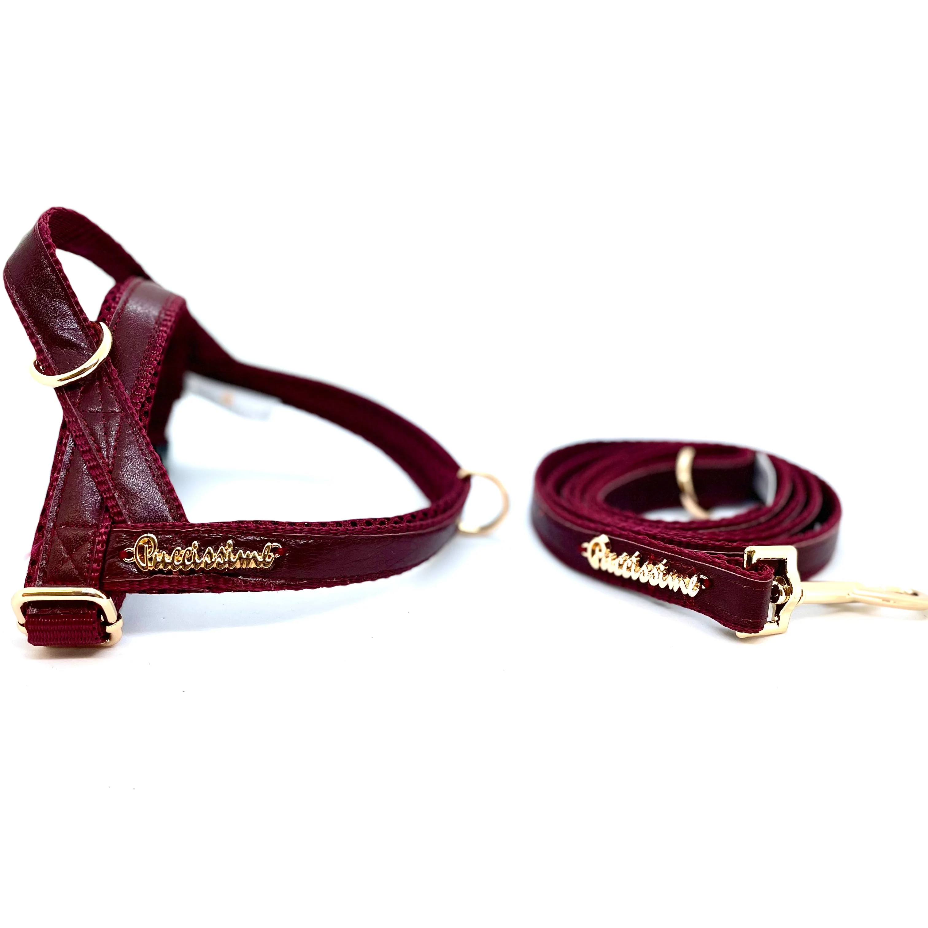 Red Wine One-Click Dog Harness - Image 6