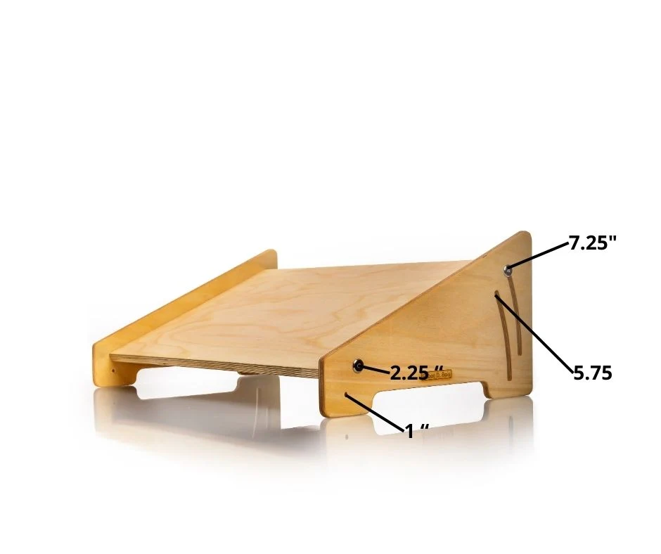 Repose pied inclinable en bois - Image 2