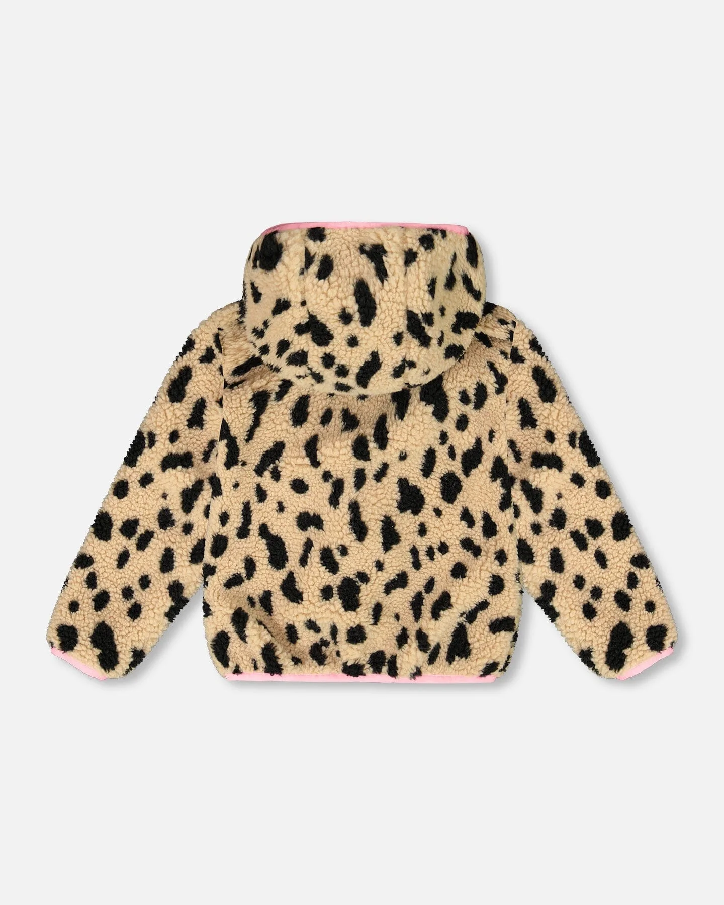 Reversible Mid-Season Sherpa Jacket Leopard - Image 5
