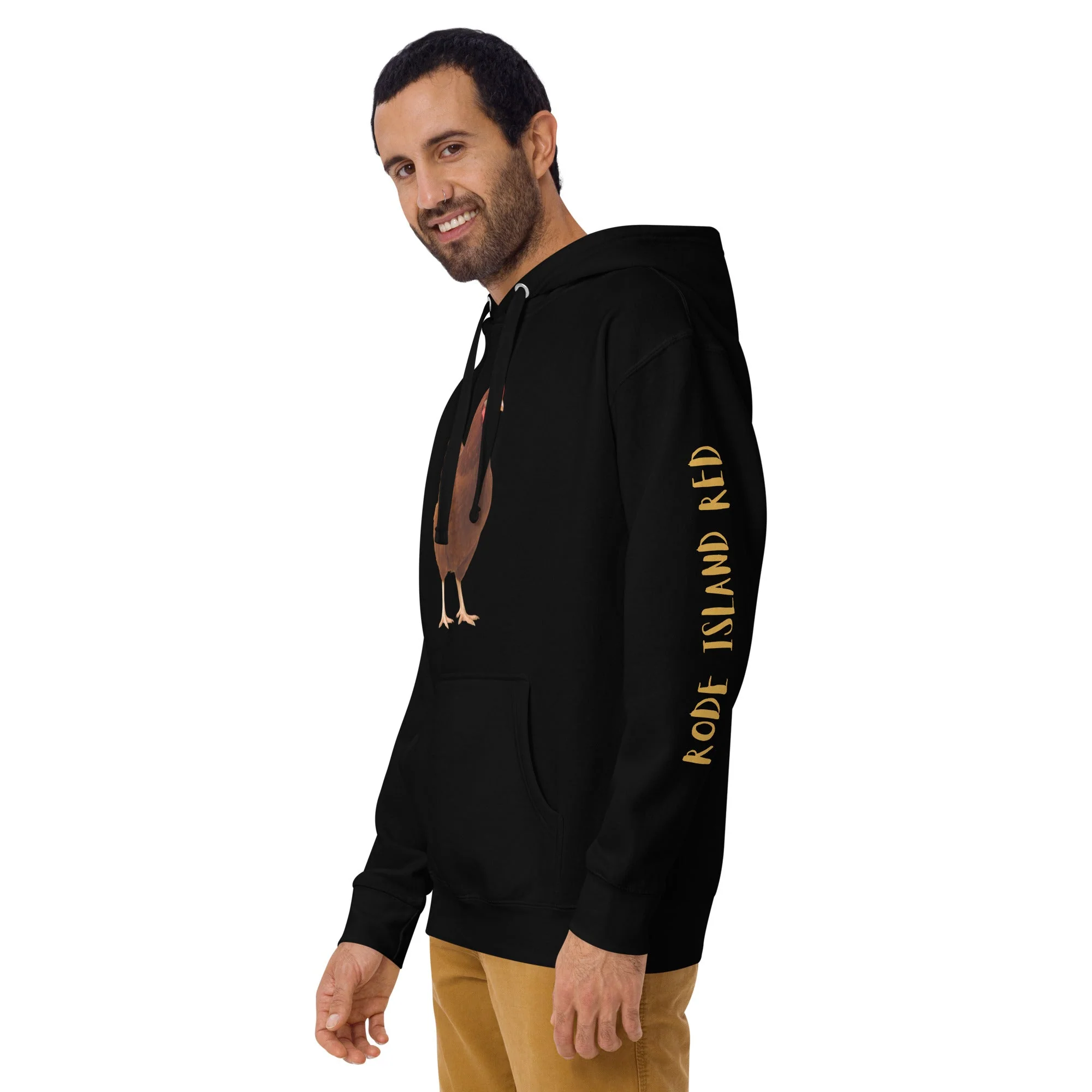 Rhode Island Red Unisex Bunnyhug (hoodie) - Image 4