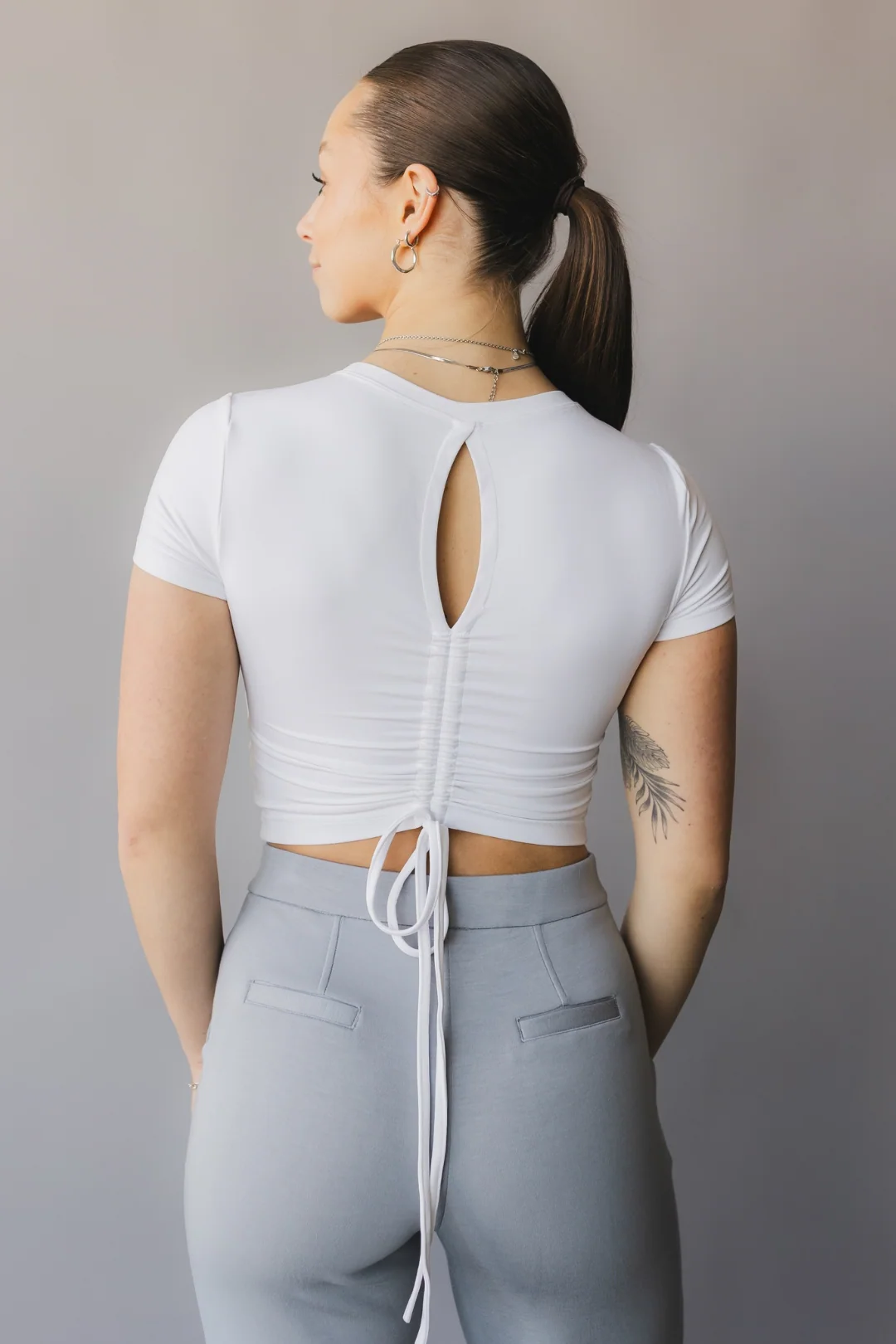 Riley Cropped Tee - Image 6