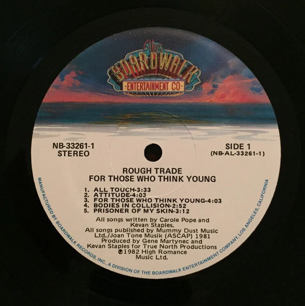 Rough Trade – For Those Who Think Young - 1982 US Pressing! - Image 4