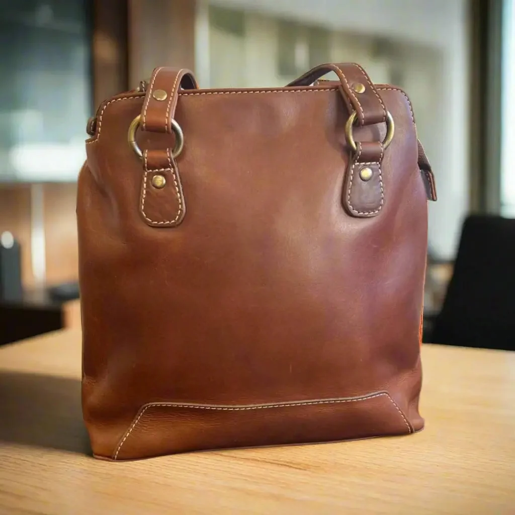 Rugged Earth Full Grain 2-in-1 Handbag & Backpack - Image 2