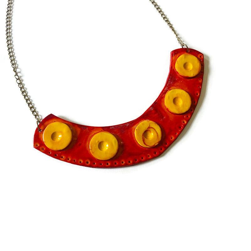 Rustic Statement Jewelry Set with Fall Colors - Image 2