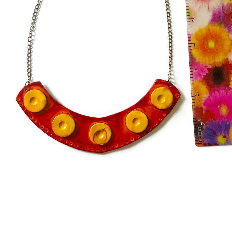 Rustic Statement Jewelry Set with Fall Colors - Image 3