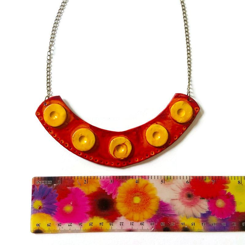 Rustic Statement Jewelry Set with Fall Colors - Image 4