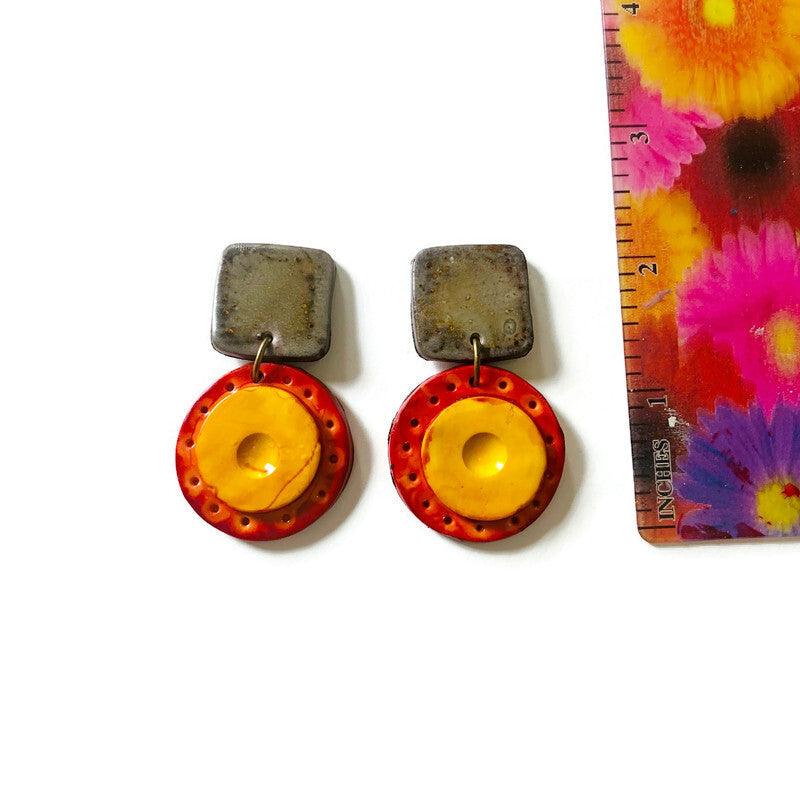 Rustic Statement Jewelry Set with Fall Colors - Image 7