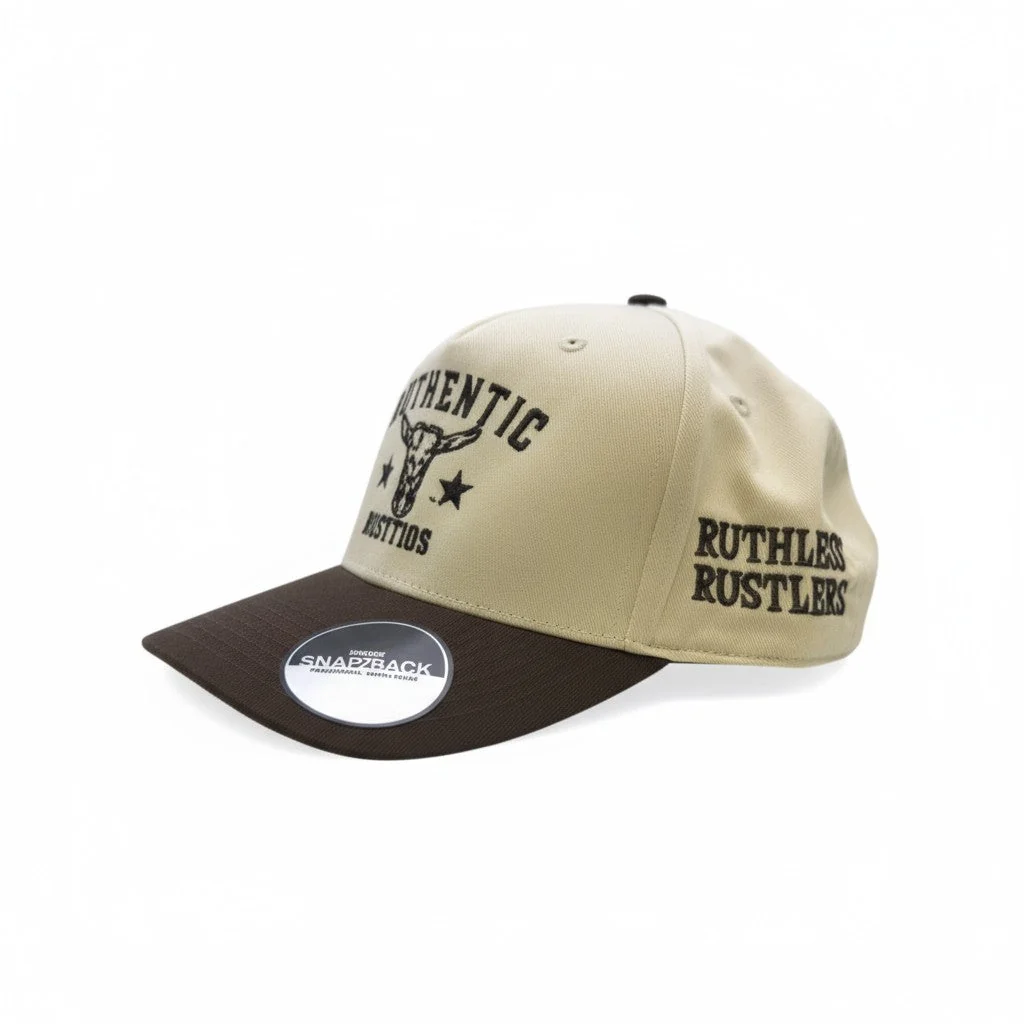 Ruthless Rustlers Combo Cap | Beige/Brown - Image 2