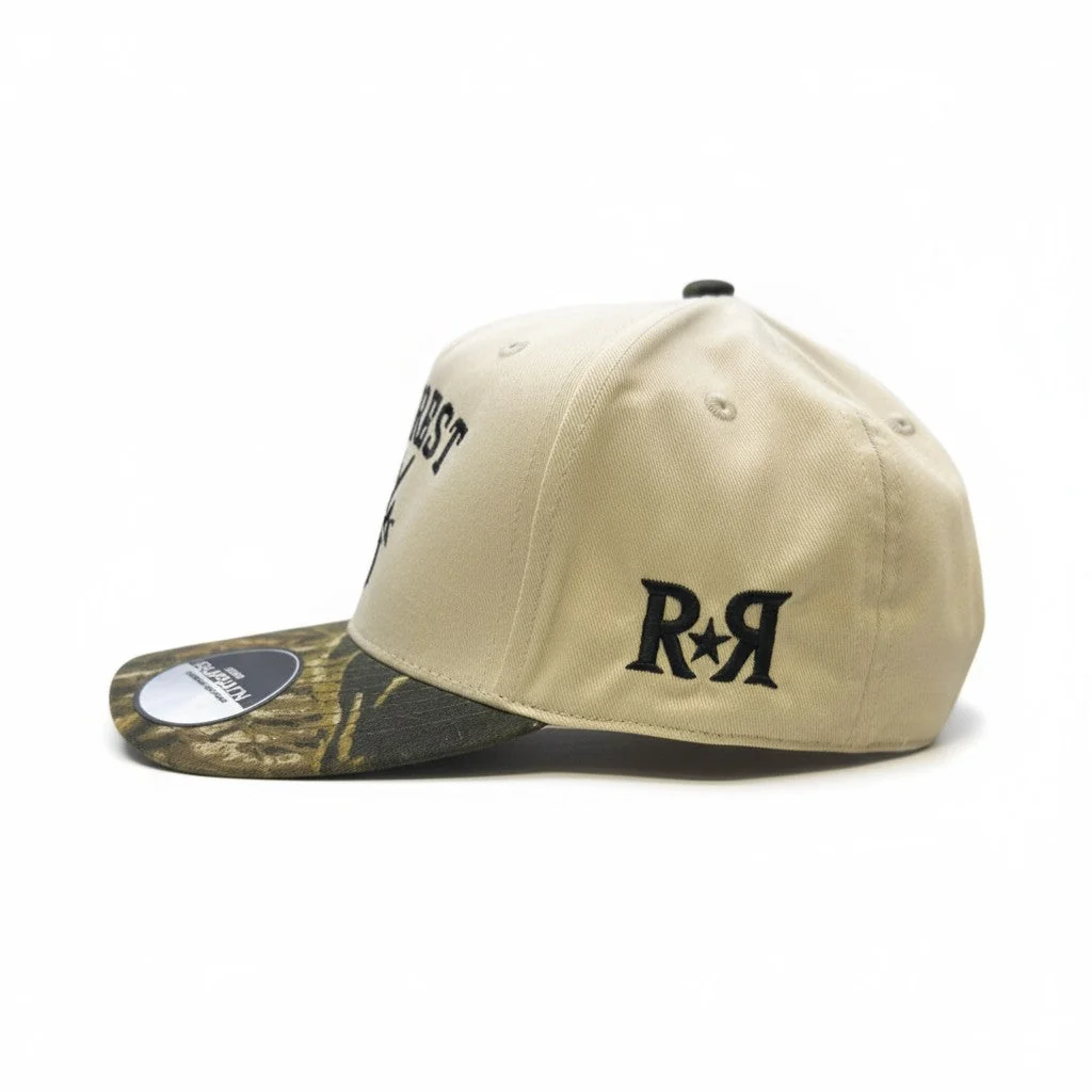 Ruthless Rustlers Combo Cap | Beige/Wood Camo - Image 3
