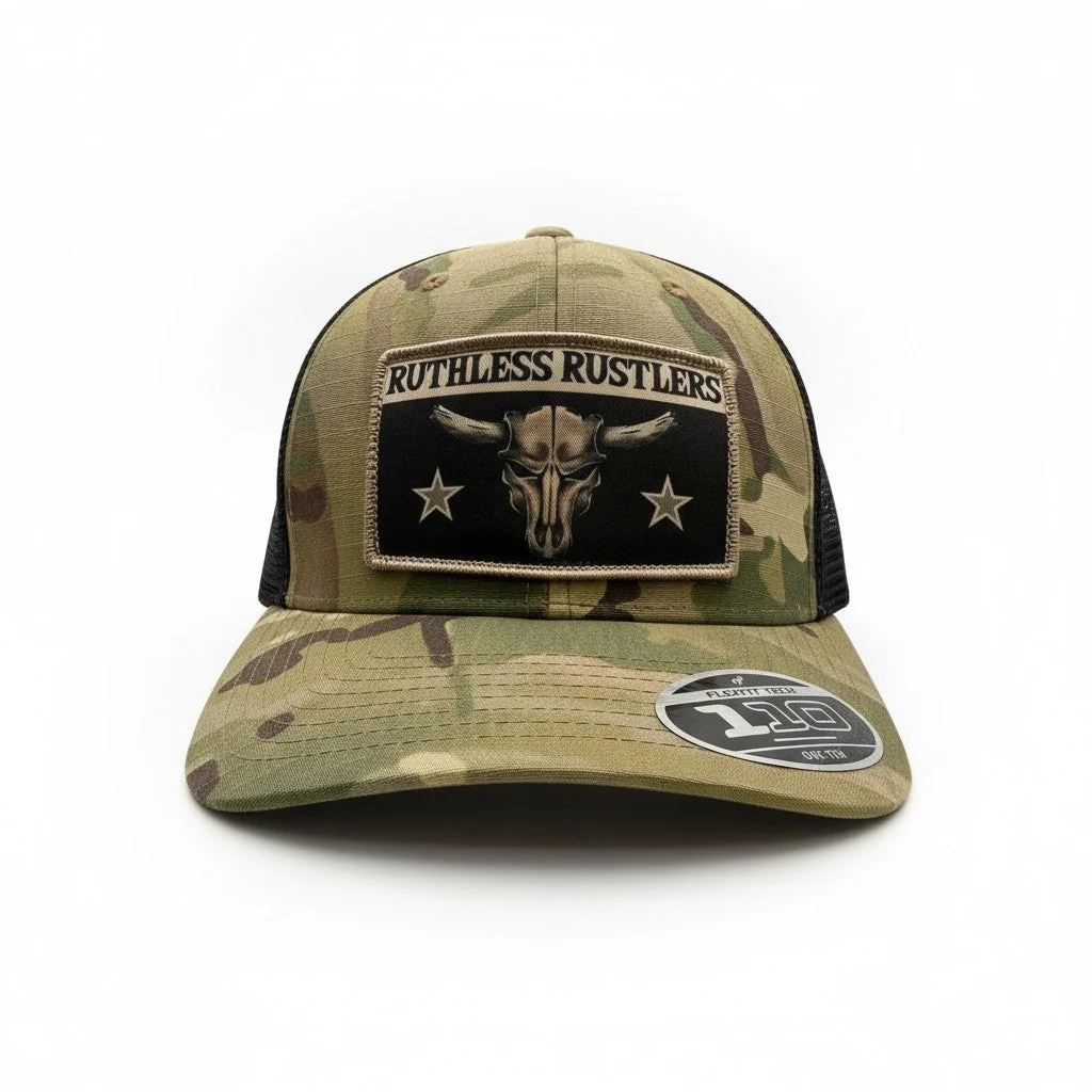 Ruthless Rustlers Maverick Premium Cap | Green Camo - Image 3
