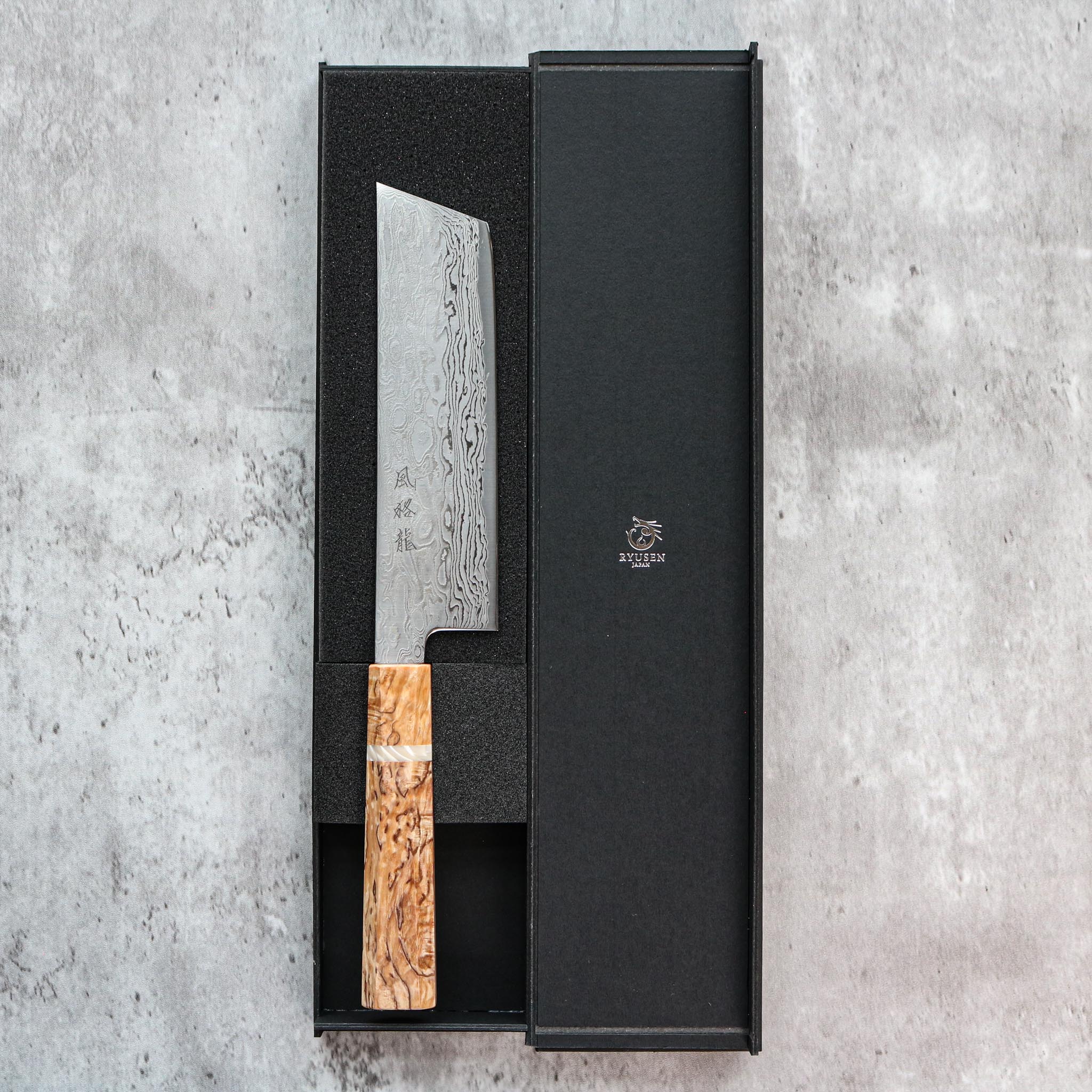 Ryusen Hamono Fukaku-ryu Nakiri 155 mm - Image 2