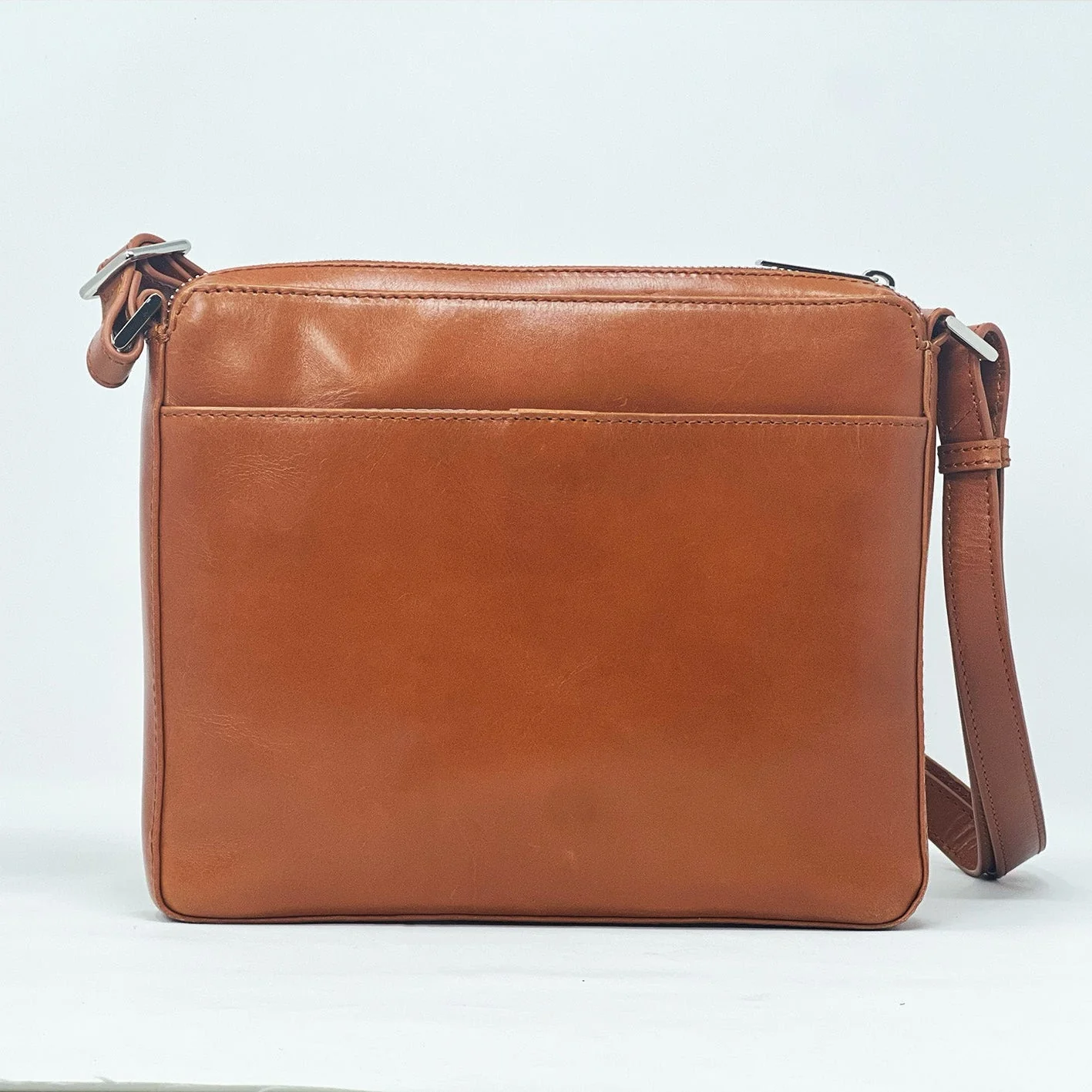 Sac à bandoulière "Crossbody" cognac | Gisèle petit - Image 2