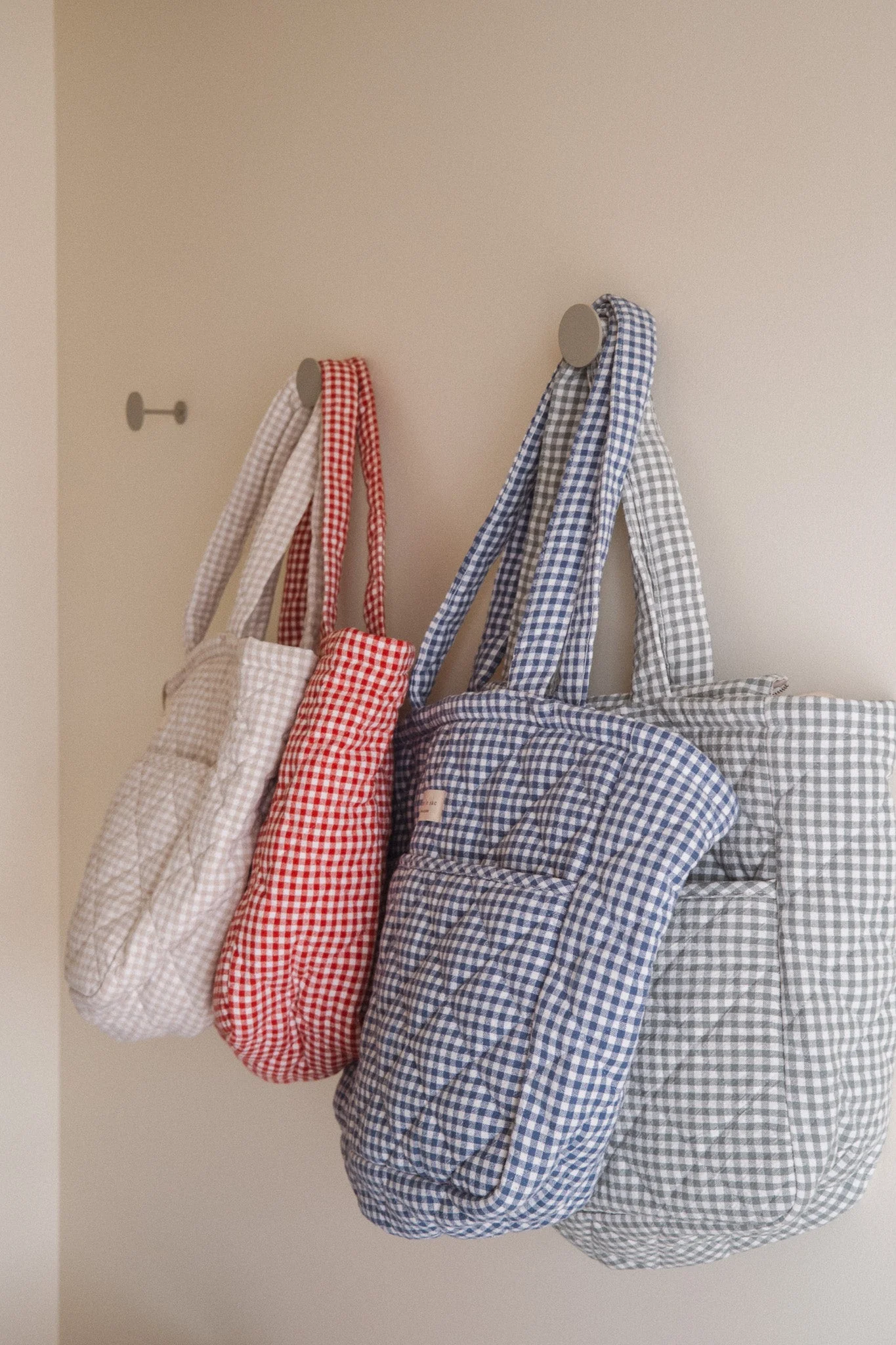Sac à couches en coton biologique - Collection Vichy - Image 18